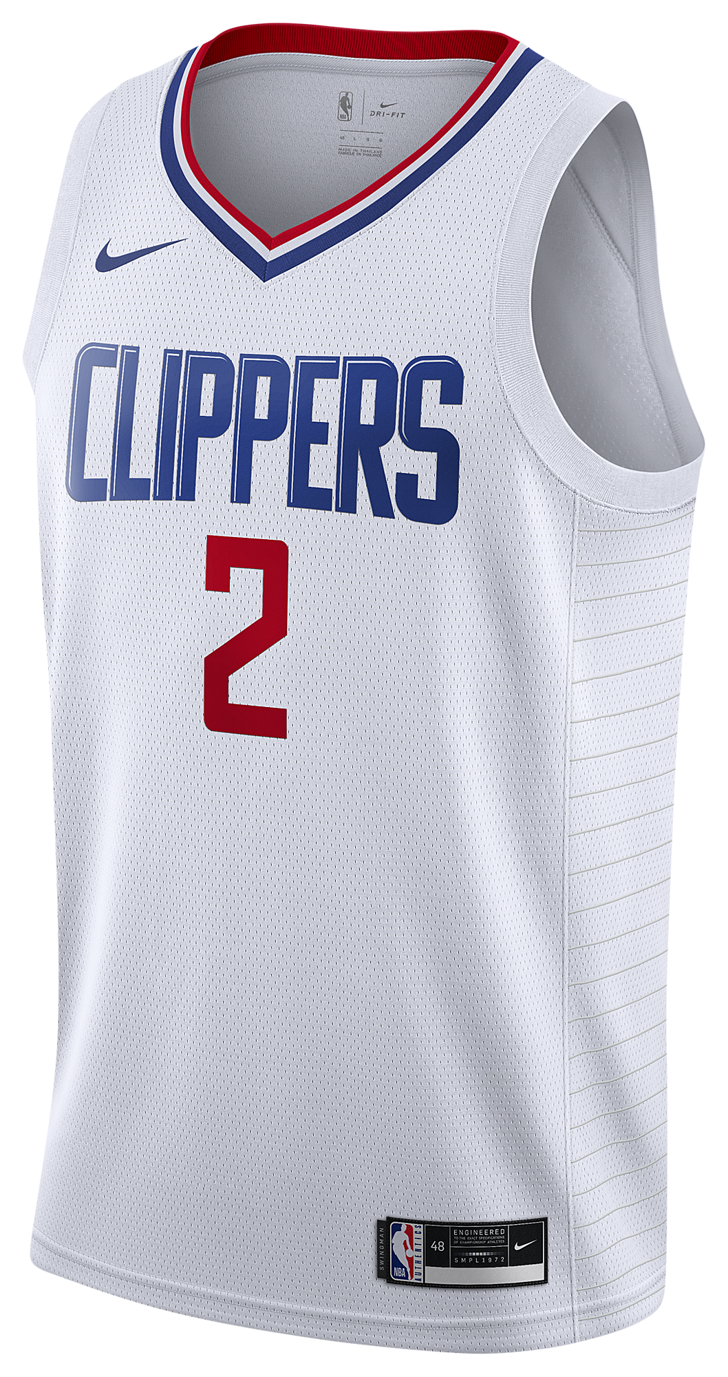 Men's Leonard Kawhi Nike Clippers Association Edition Swingman Jersey - White