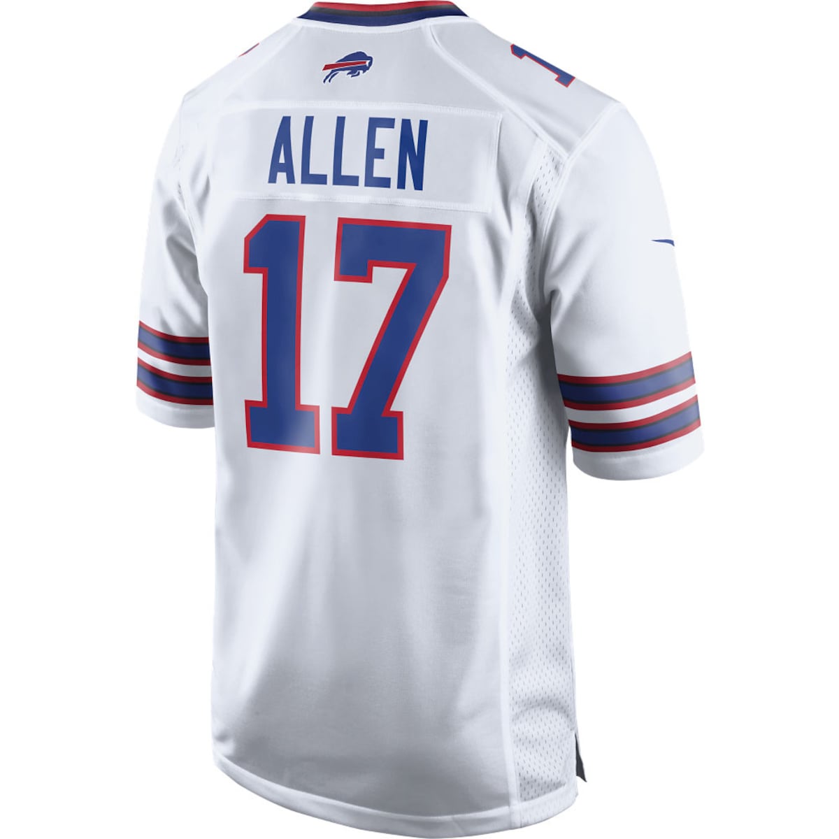 Men's Josh Allen Nike Bills Logo Game Jersey - White
