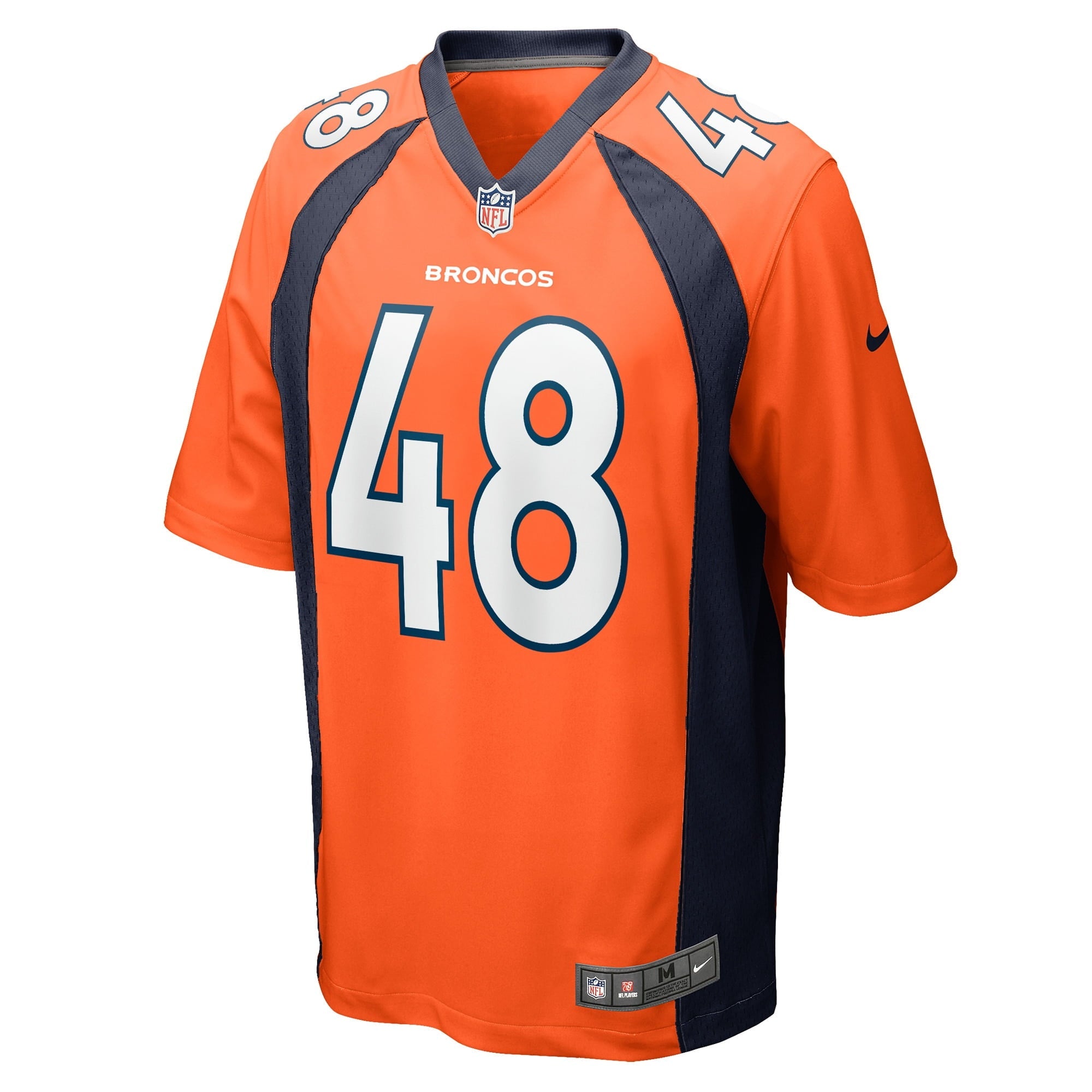 Men's Nike Dylan Parham Orange Denver Broncos Game Player Jersey