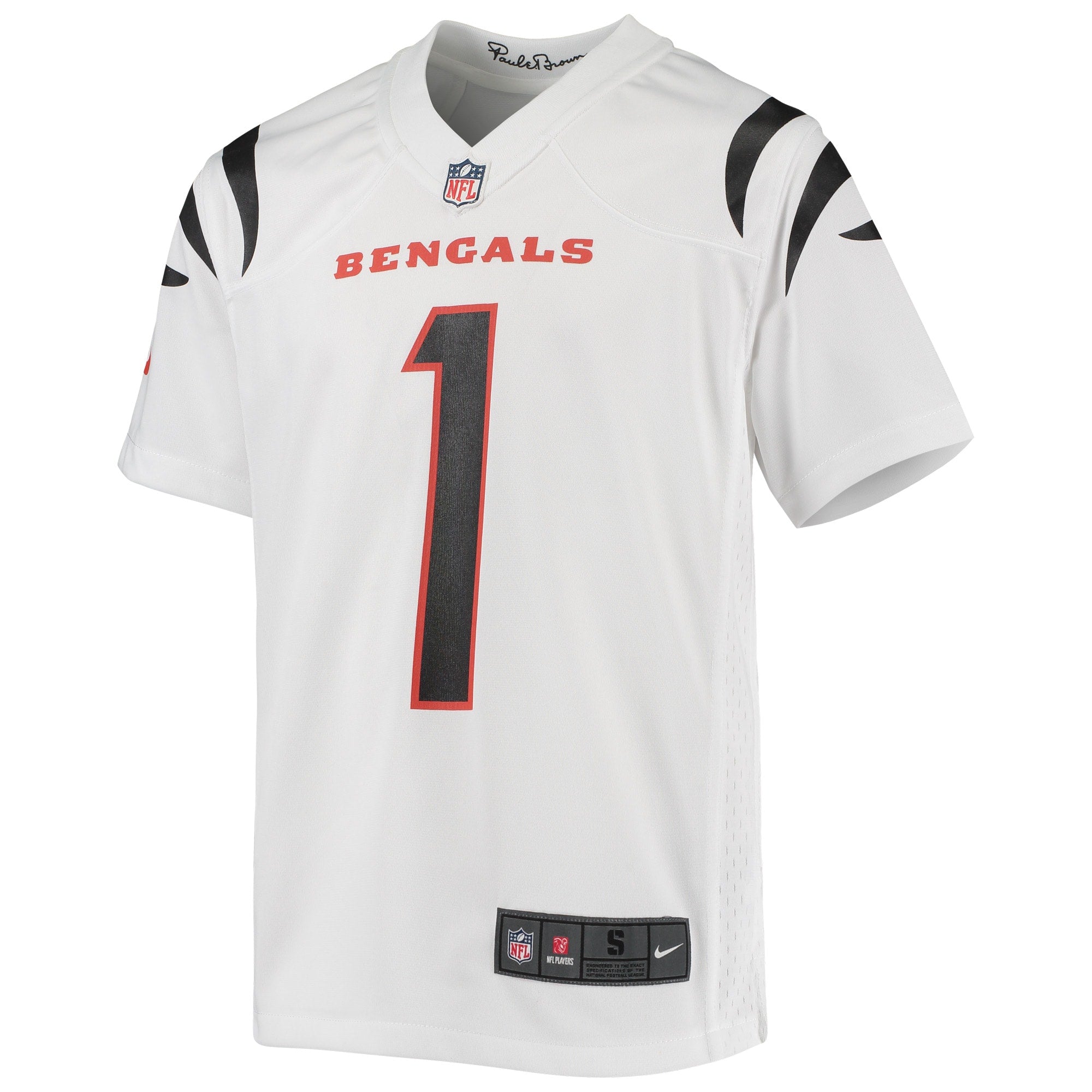 Youth Nike Ja'Marr Chase White Cincinnati Bengals Game Jersey