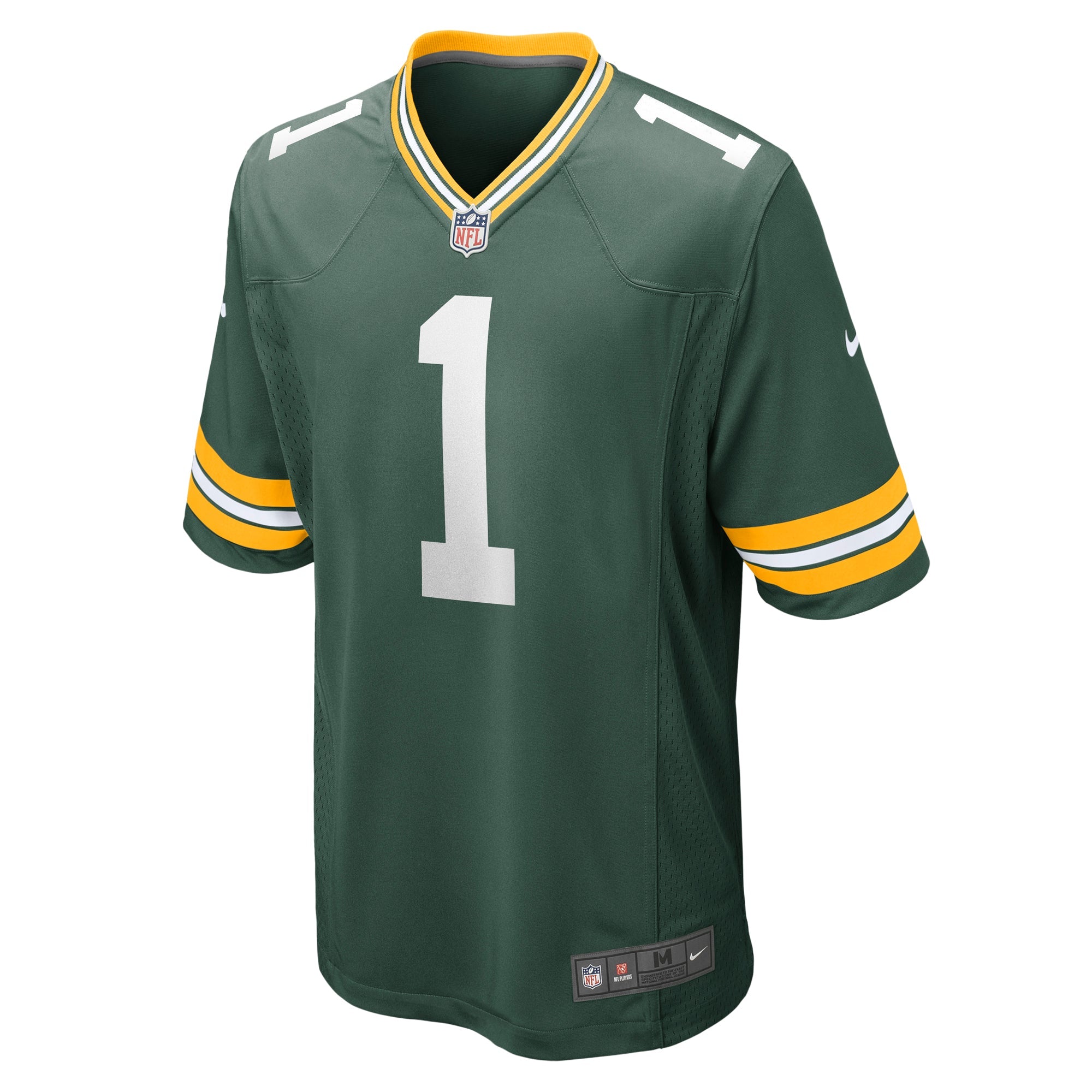 Men's Nike Number 1 Dad Green Green Bay Packers Game Jersey