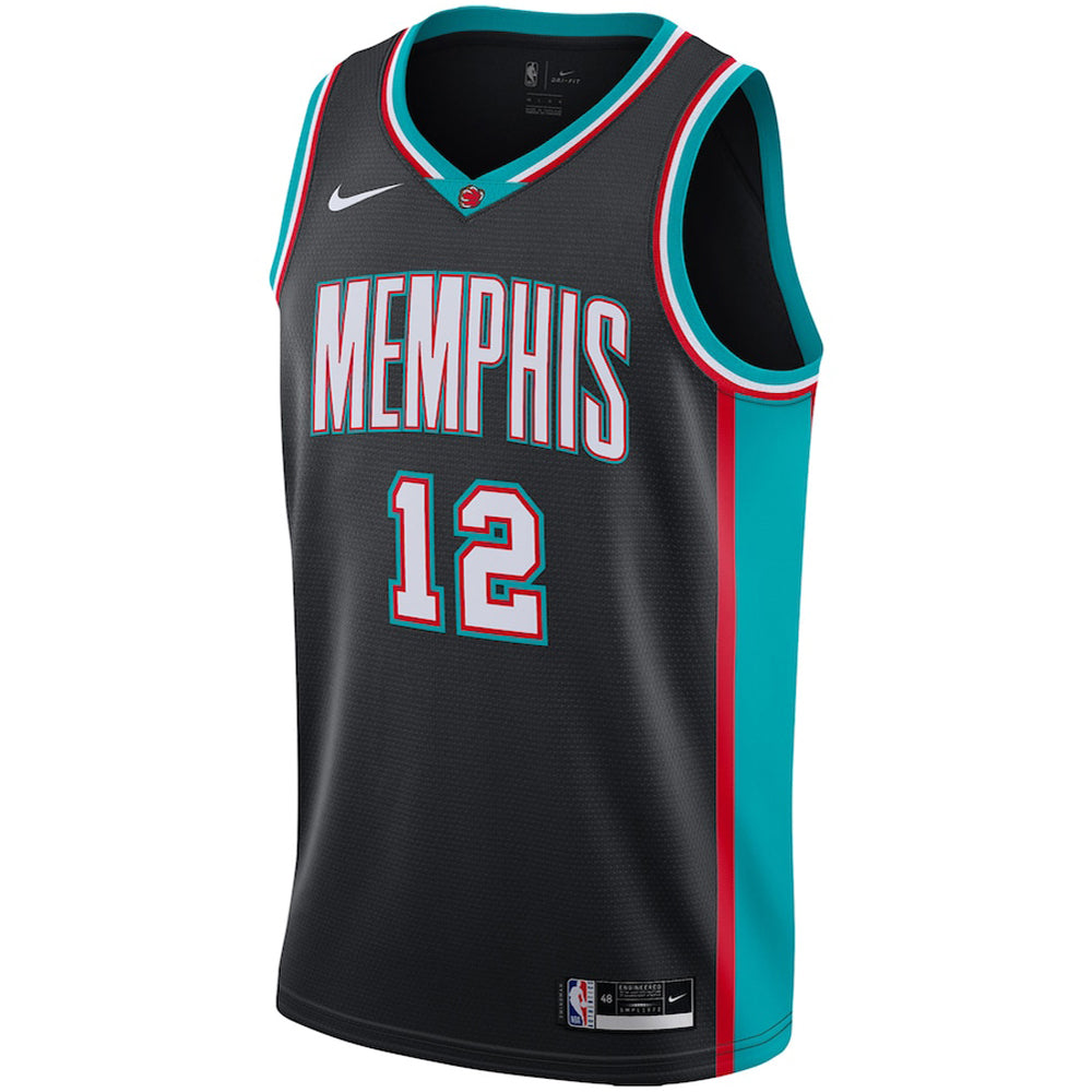 Mens Memphis Grizzlies Ja Morant Retro Jersey Black