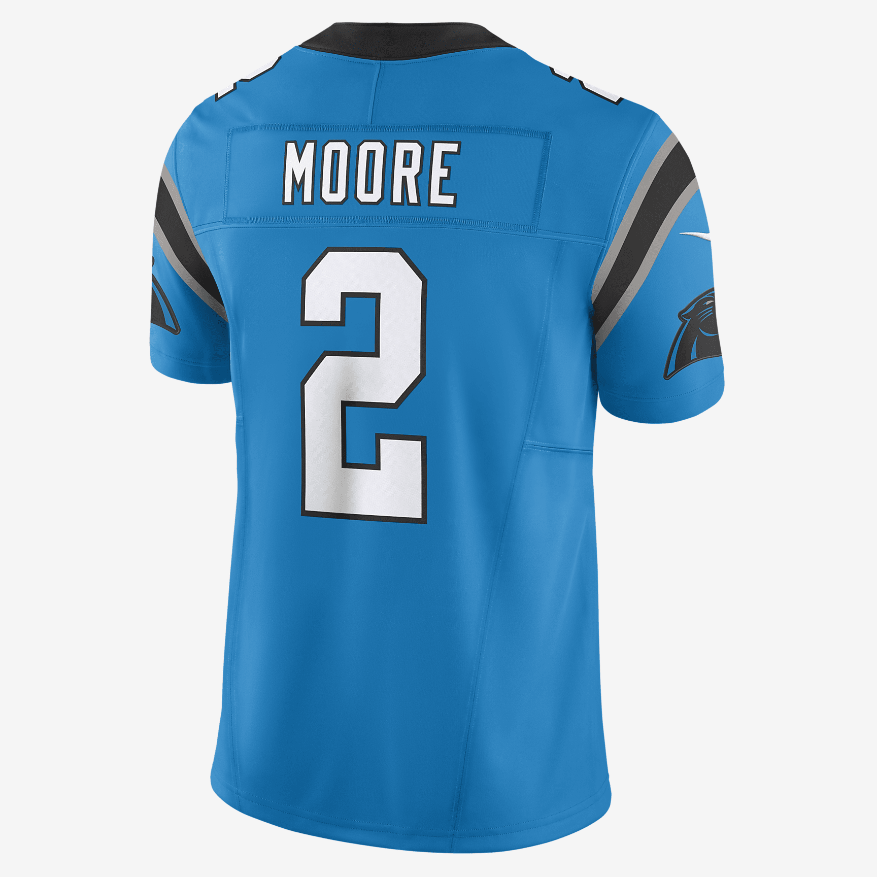 D.J. Moore Carolina Panthers Men's Nike Dri-FIT NFL Limited Football Jersey - Blue