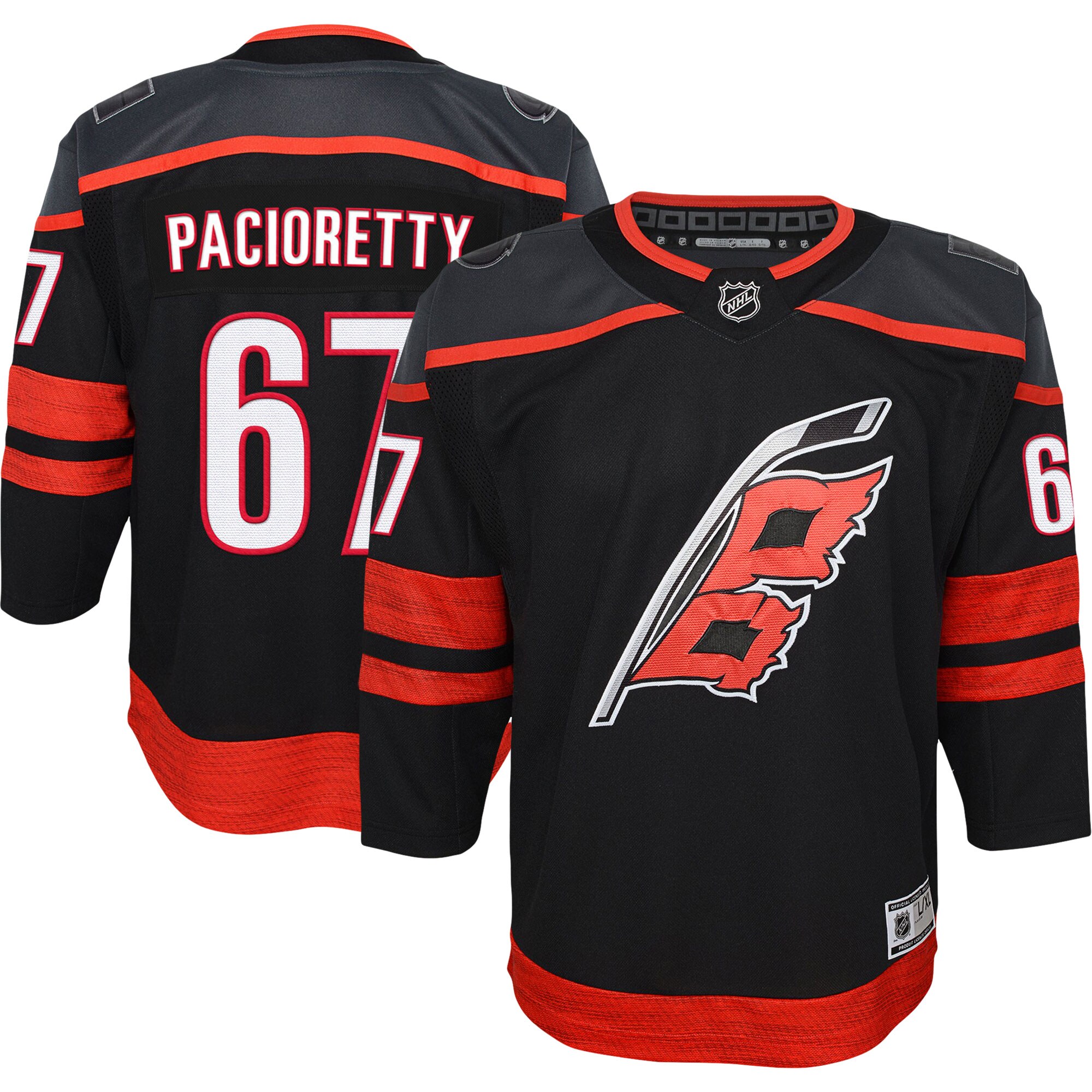 Max Pacioretty Carolina Hurricanes Youth 2022/23 Premier Player Jersey - Black