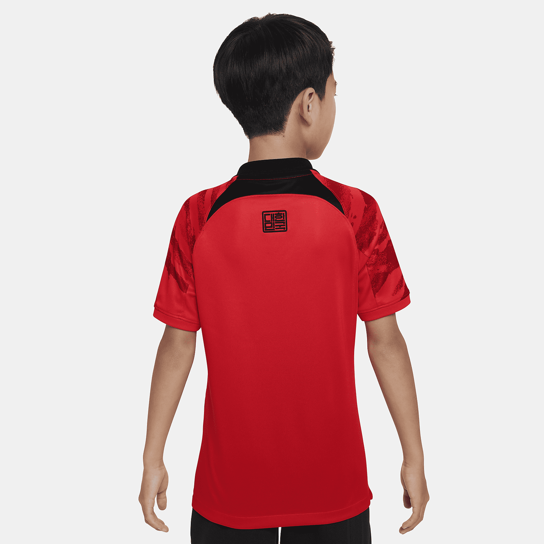 Korea 2022 Stadium Home Big Kids' Nike Dri-FIT Soccer Jersey - Global Red/Pepper Red/Black