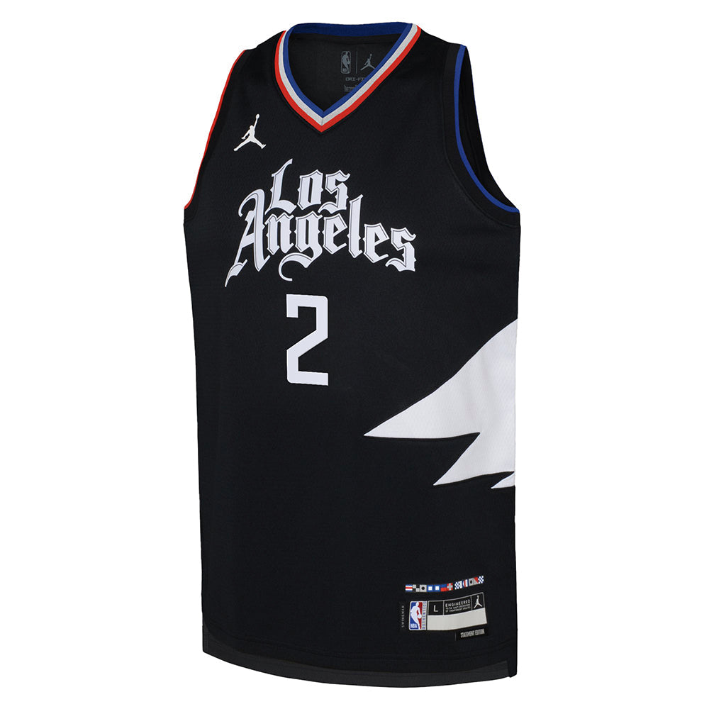 Youth Los Angeles Clippers Kawhi Leonard Statement Edition Jersey - Black