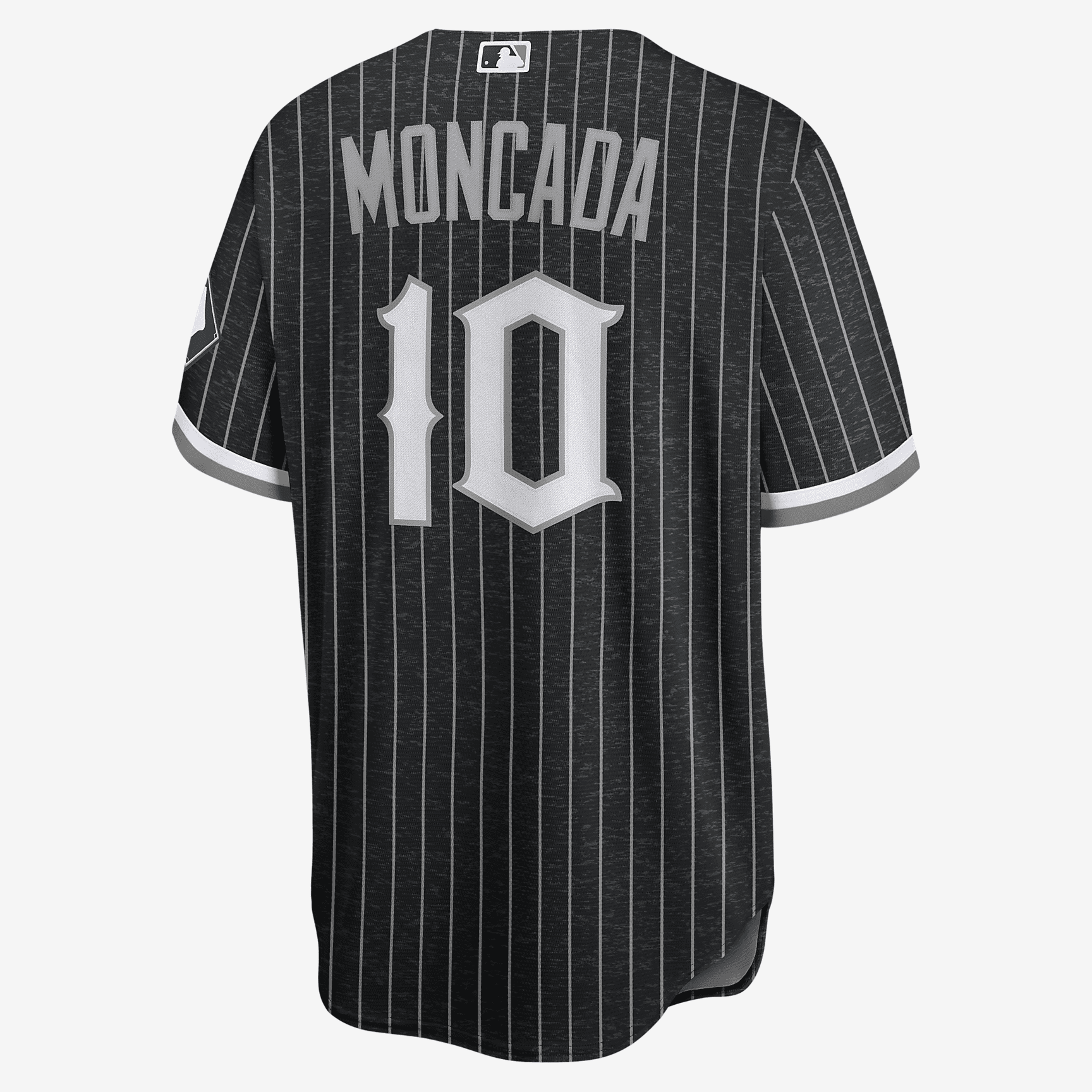 MLB Chicago White Sox City Connect (Yoan Moncada) Men's Replica Baseball Jersey - Black/Anthracite
