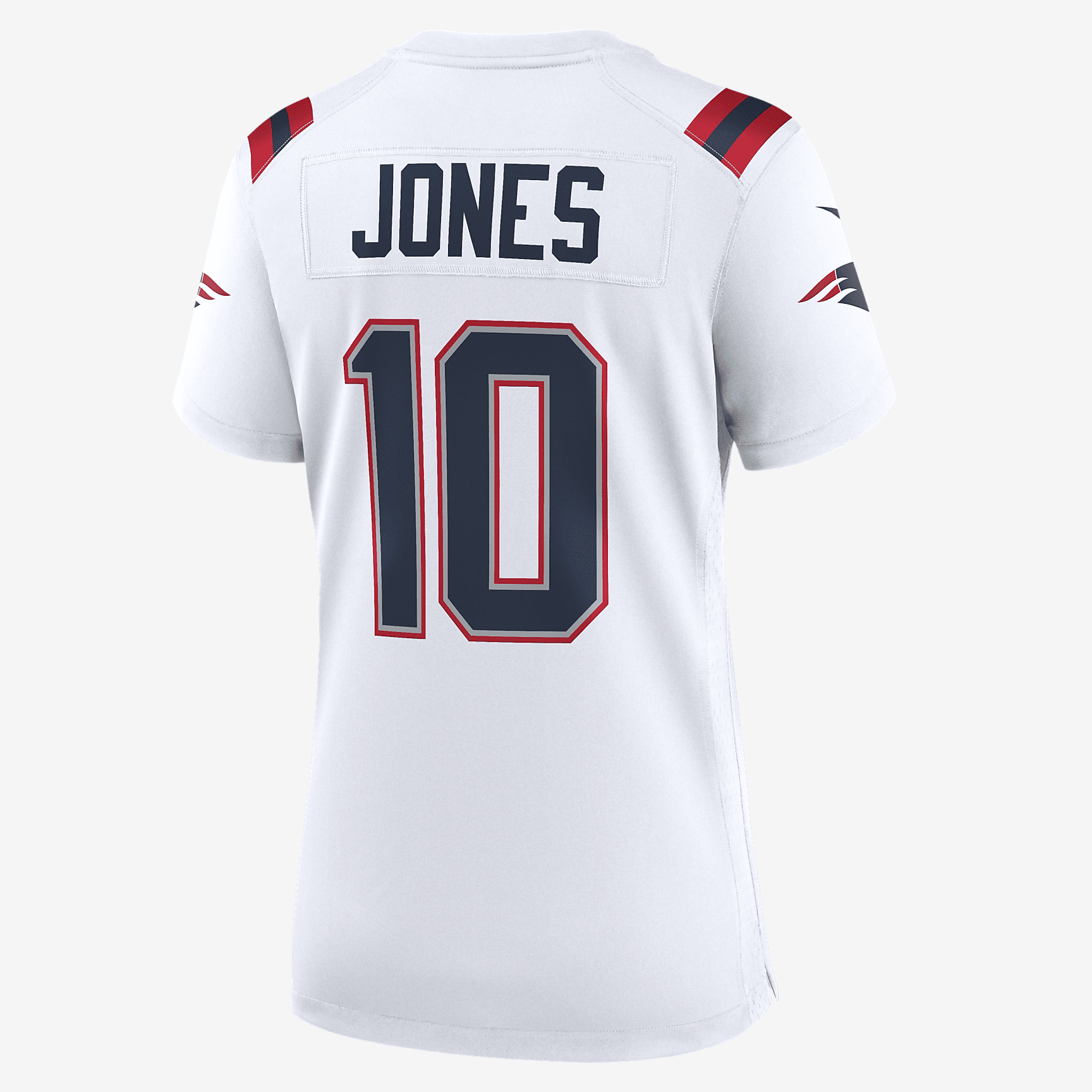 NFL New England Patriots (Mac Jones) Women's Game Football Jersey - White