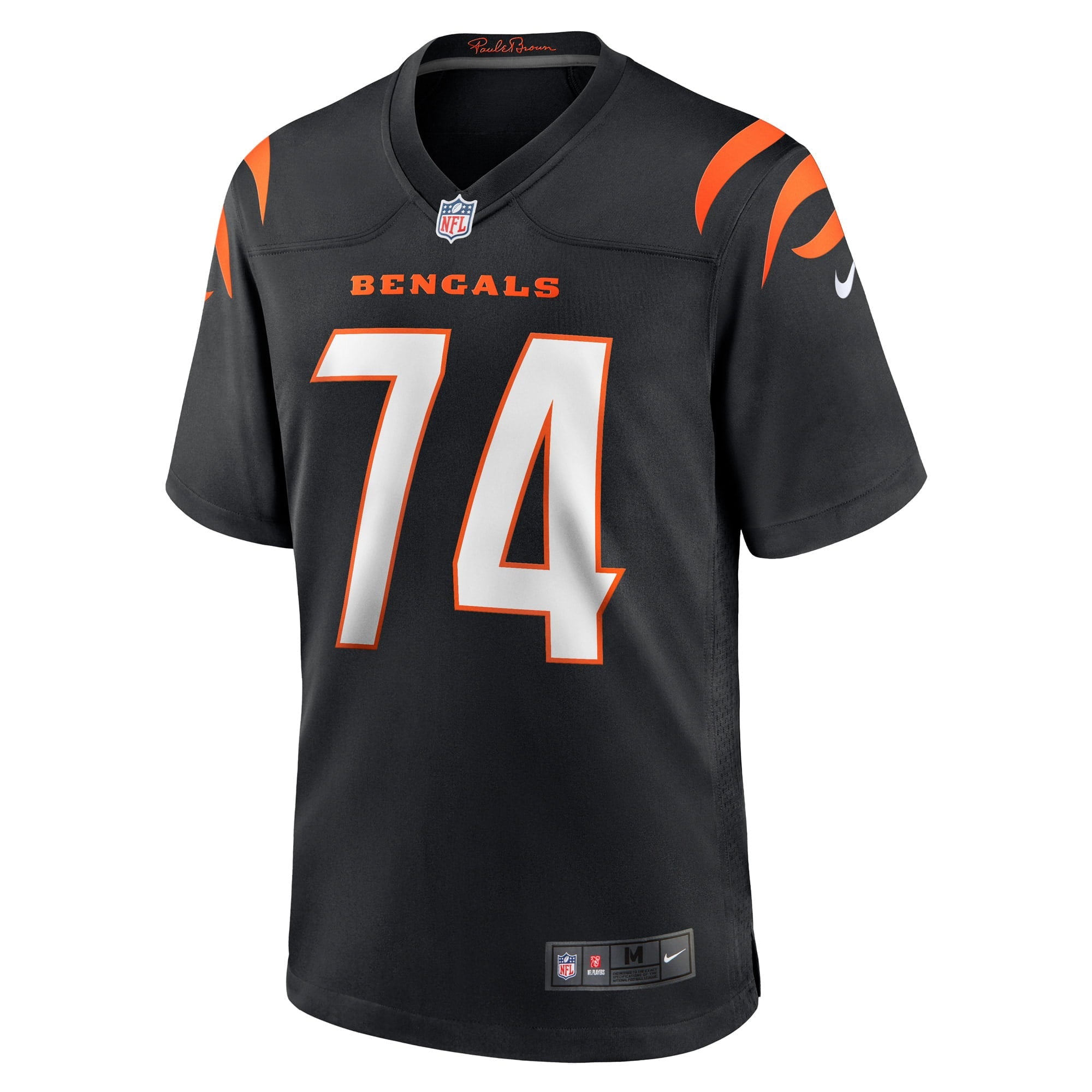 Men's Nike Max Scharping Black Cincinnati Bengals Game Player Jersey