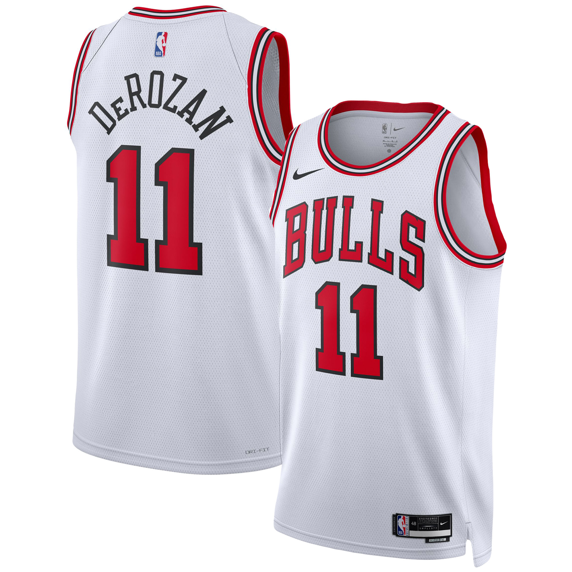 DeMar DeRozan Chicago Bulls Nike Unisex Swingman Jersey - Association Edition - White