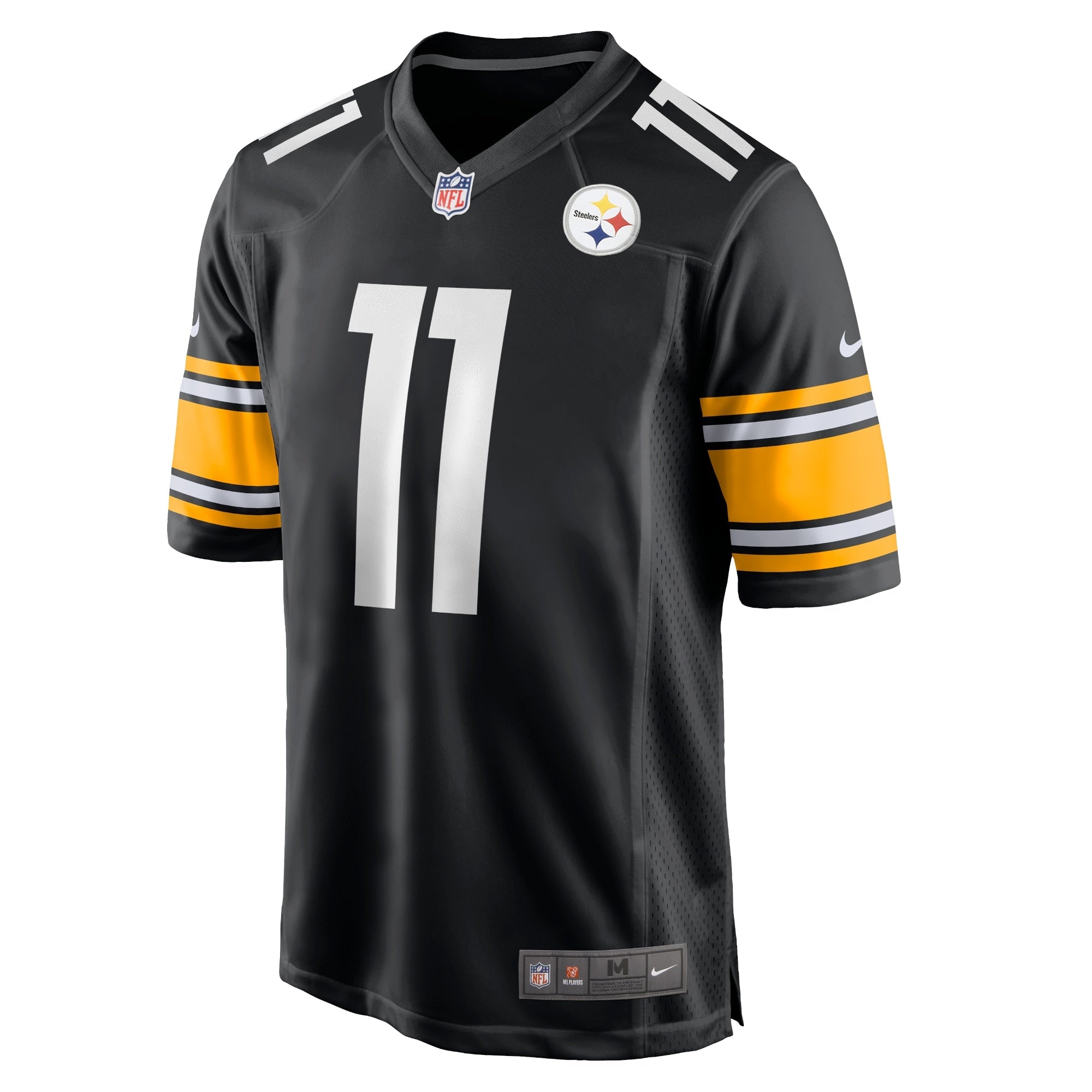 Men's Nike Chase Claypool Black Pittsburgh Steelers Game Team Jersey