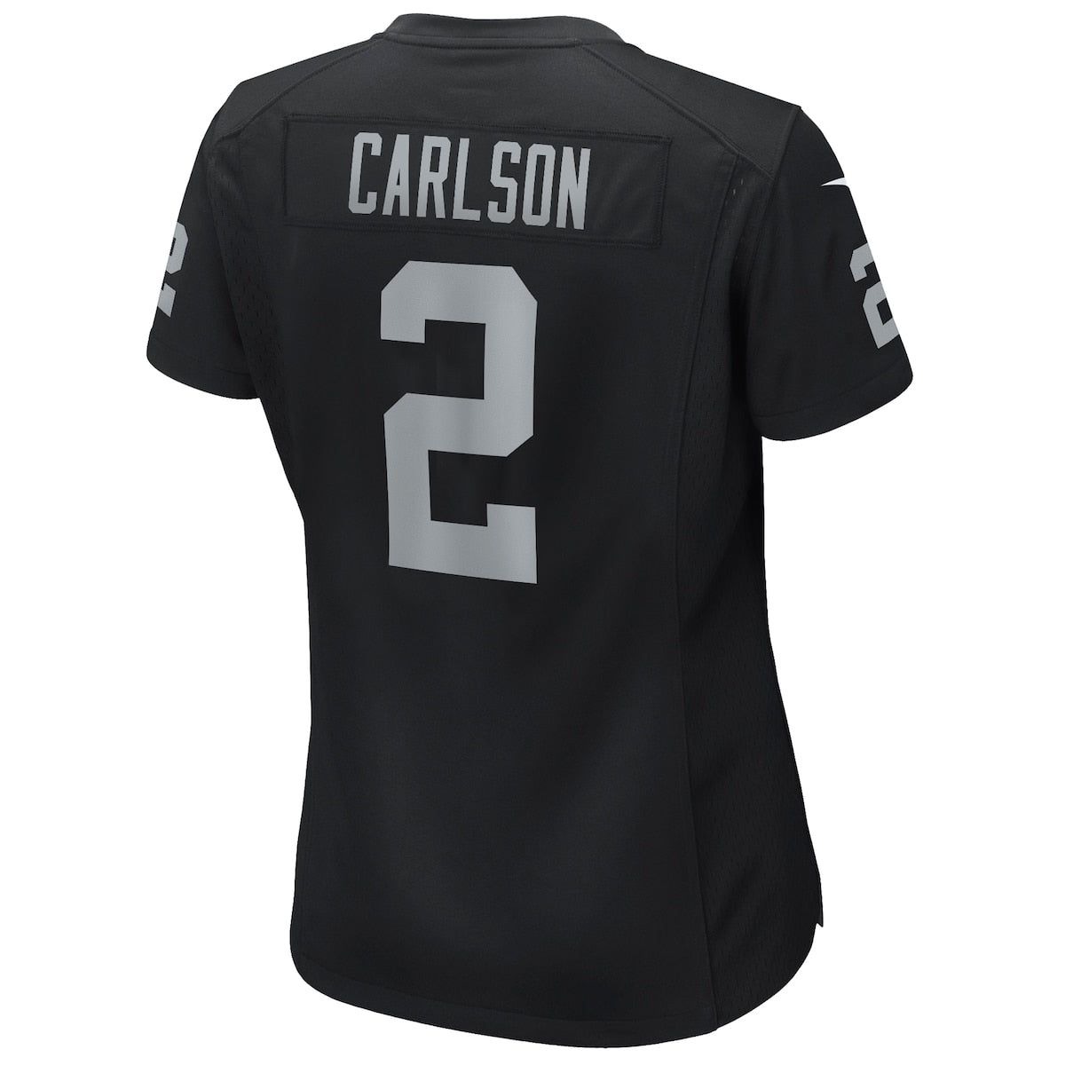 Women's Daniel Carlson Nike Raiders Game Jersey - Black