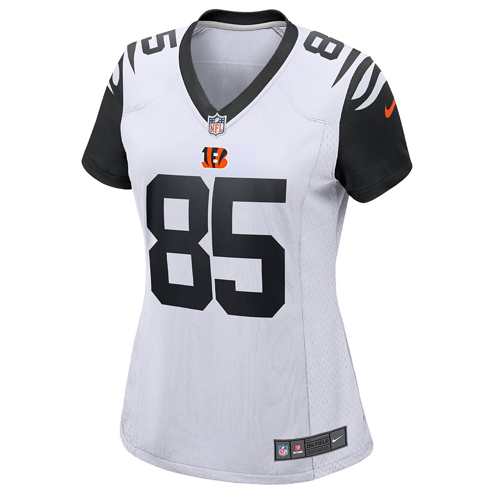 Women's Cincinnati Bengals Tee Higgins Alternate Game Jersey White