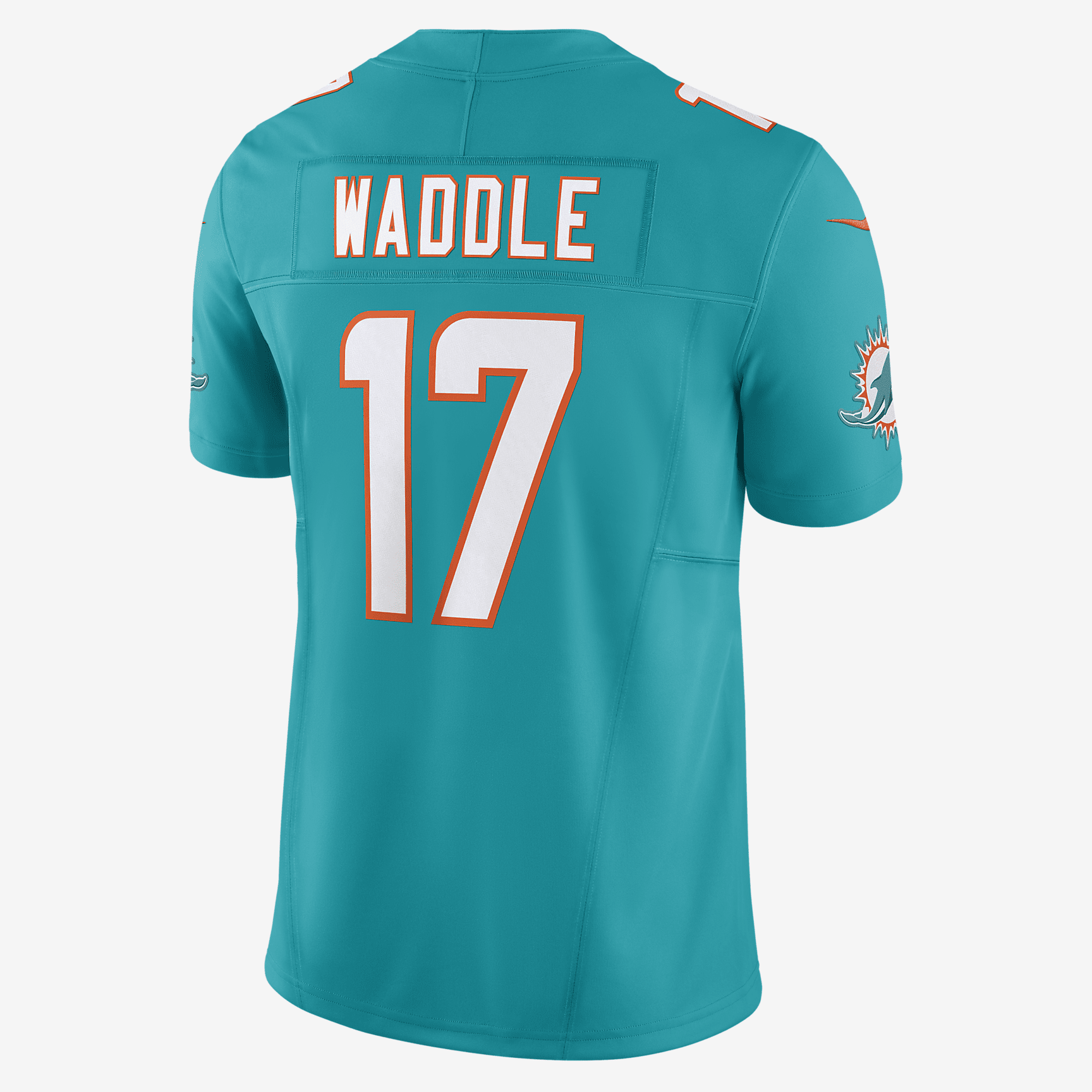 Jaylen Waddle Miami Dolphins Men's Nike Dri-FIT NFL Limited Football Jersey - Aqua