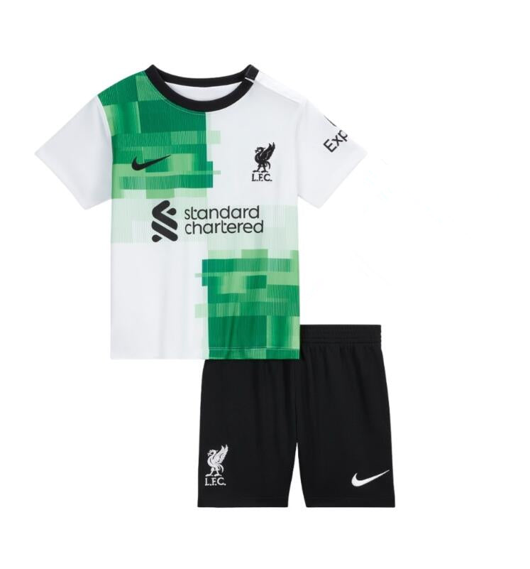 23/24 Youth Liverpool Away Jersey Kids Kit