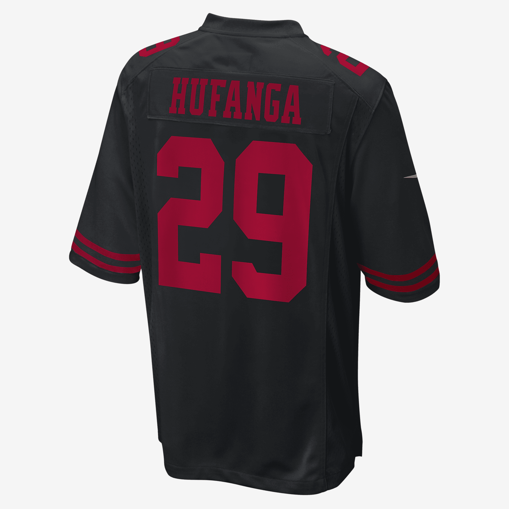 NFL San Francisco 49ers (Talanoa Hufanga) Men's Game Football Jersey - Black