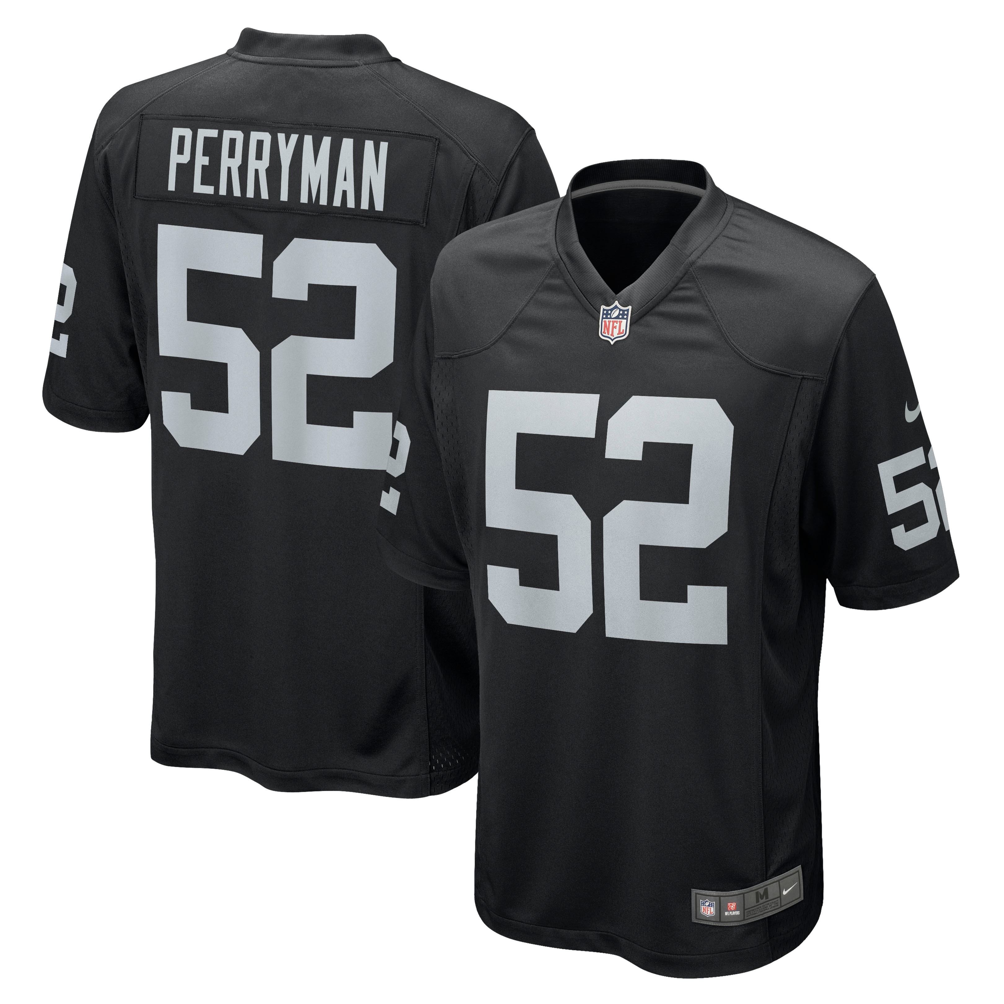 Denzel Perryman Las Vegas Raiders Nike Game Jersey - Black