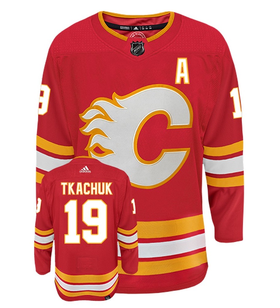 Matthew Tkachuk Calgary Flames Adidas Primegreen Authentic NHL Hockey Jersey