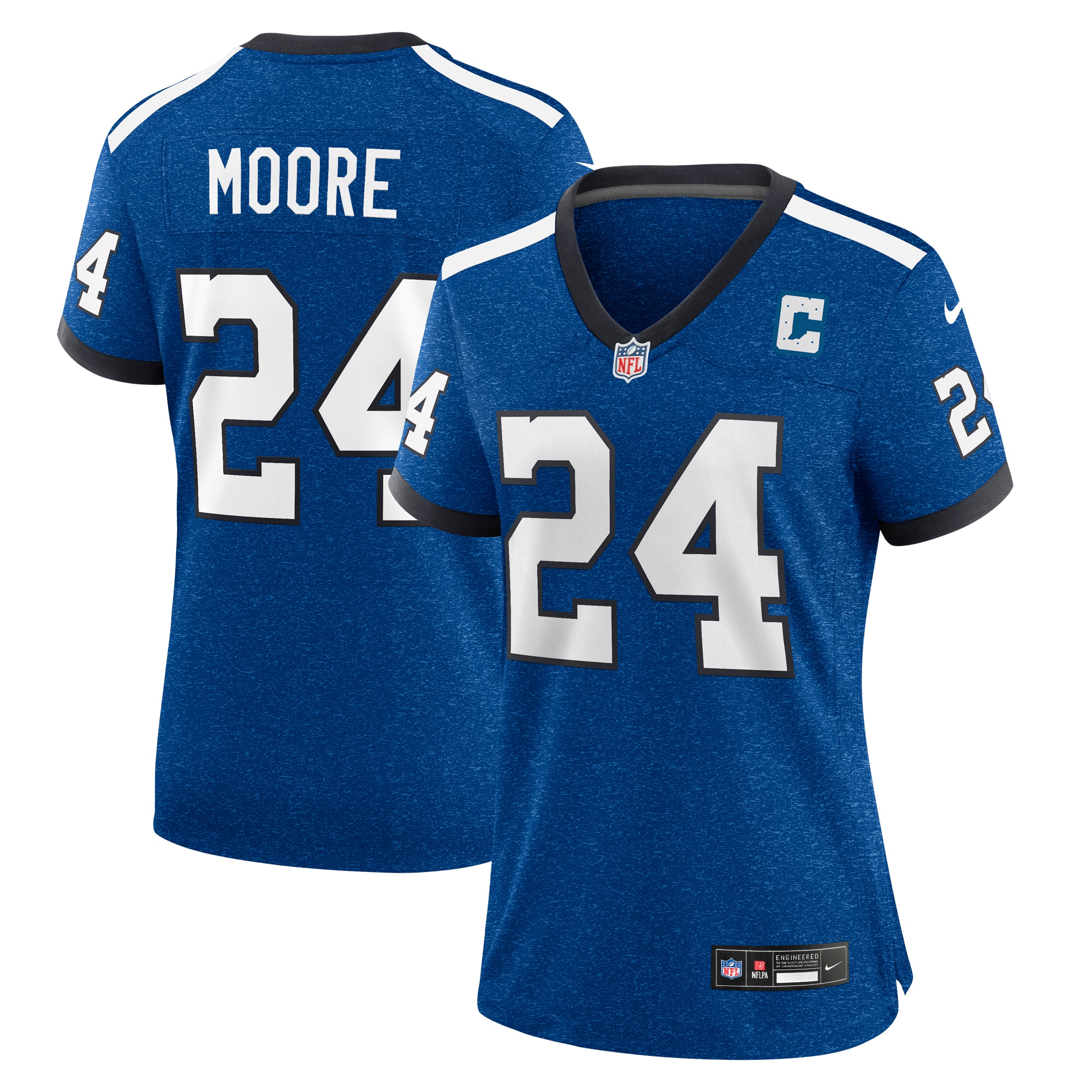 Lenny Moore Indianapolis Colts Nike Women's Indiana Nights Alternate Game Jersey - Royal