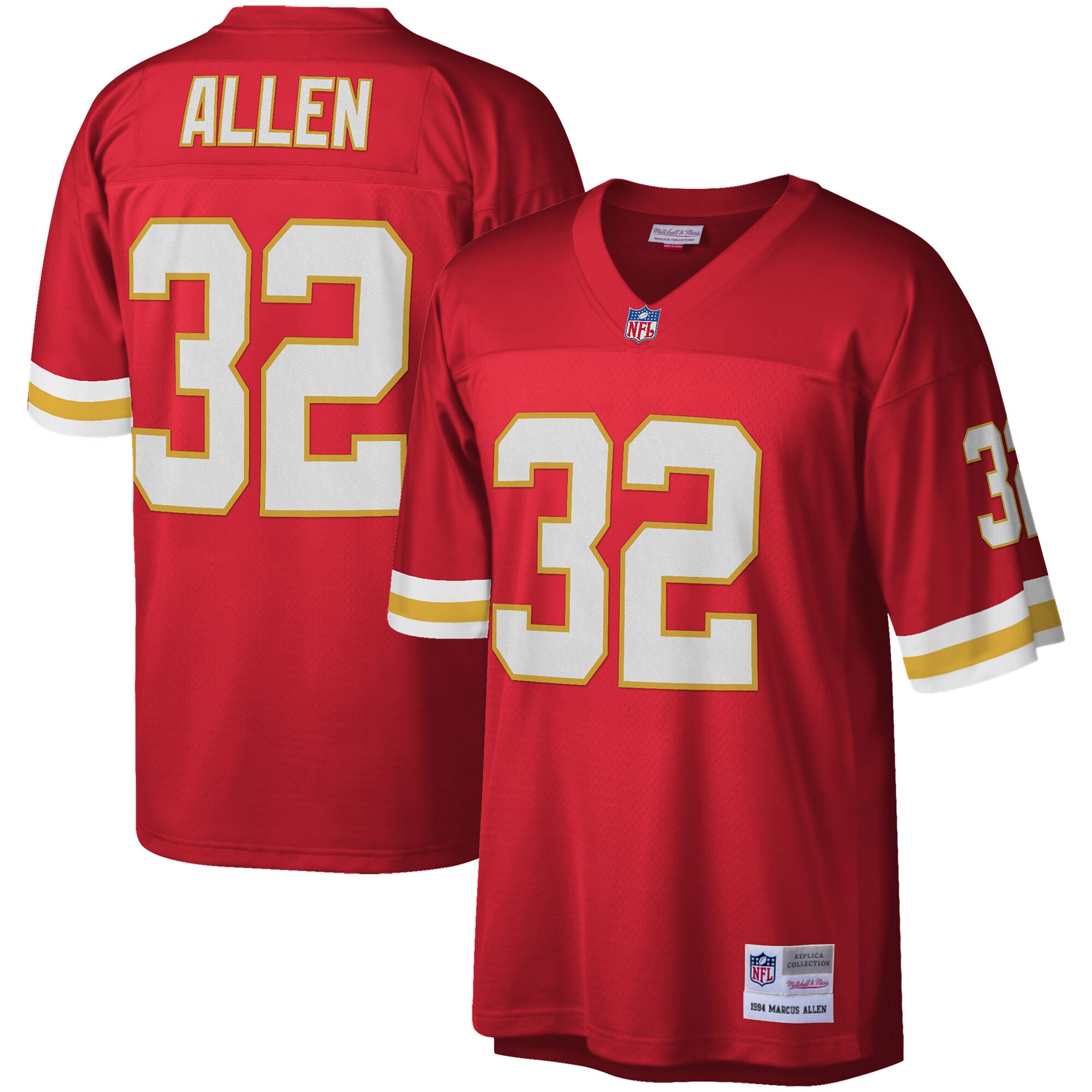 Marcus Allen Kansas City Chiefs Mitchell & Ness 1994 Legacy Replica Jersey - Red