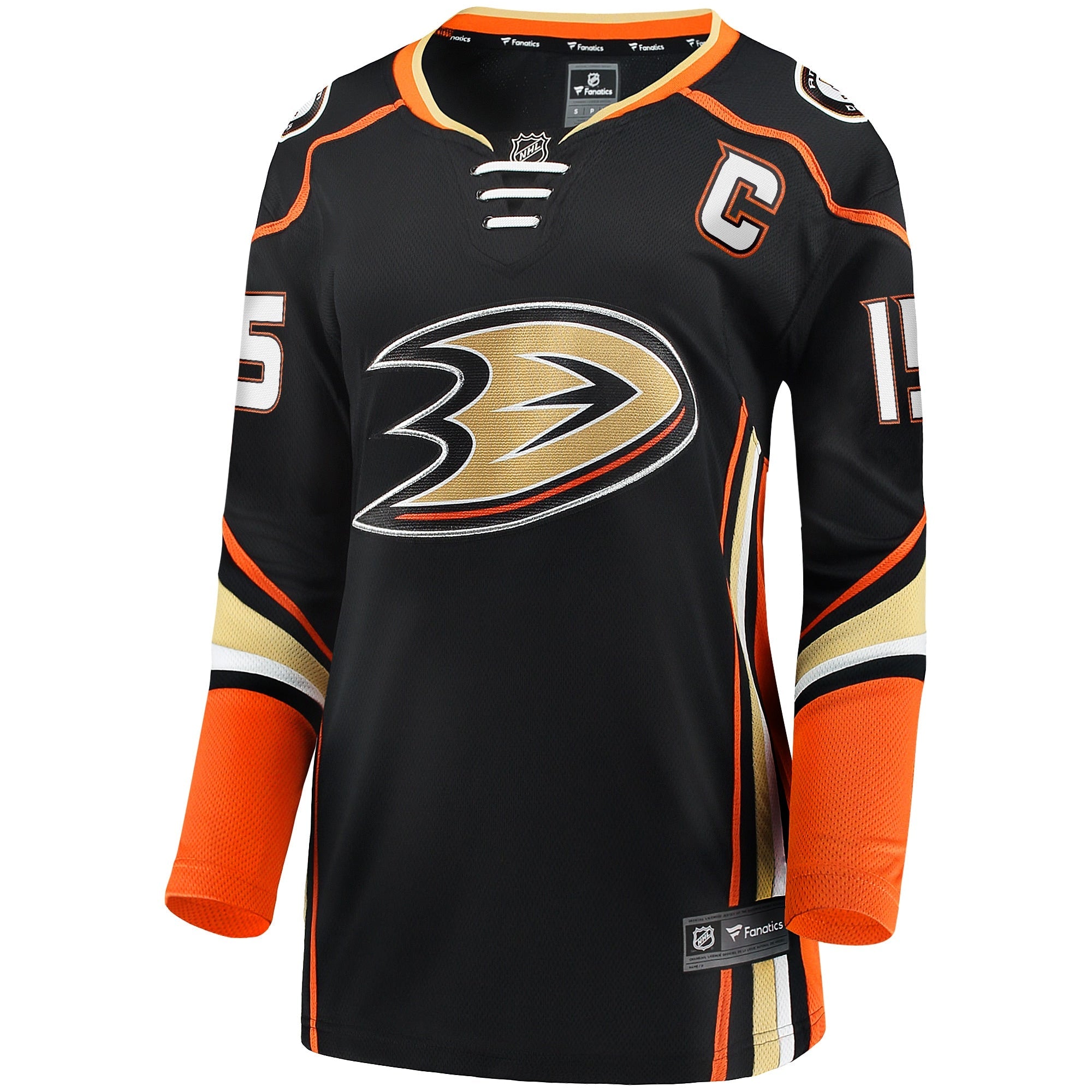 Women's Fanatics Branded Ryan Getzlaf Black Anaheim Ducks 2019/20 Breakaway Player Jersey