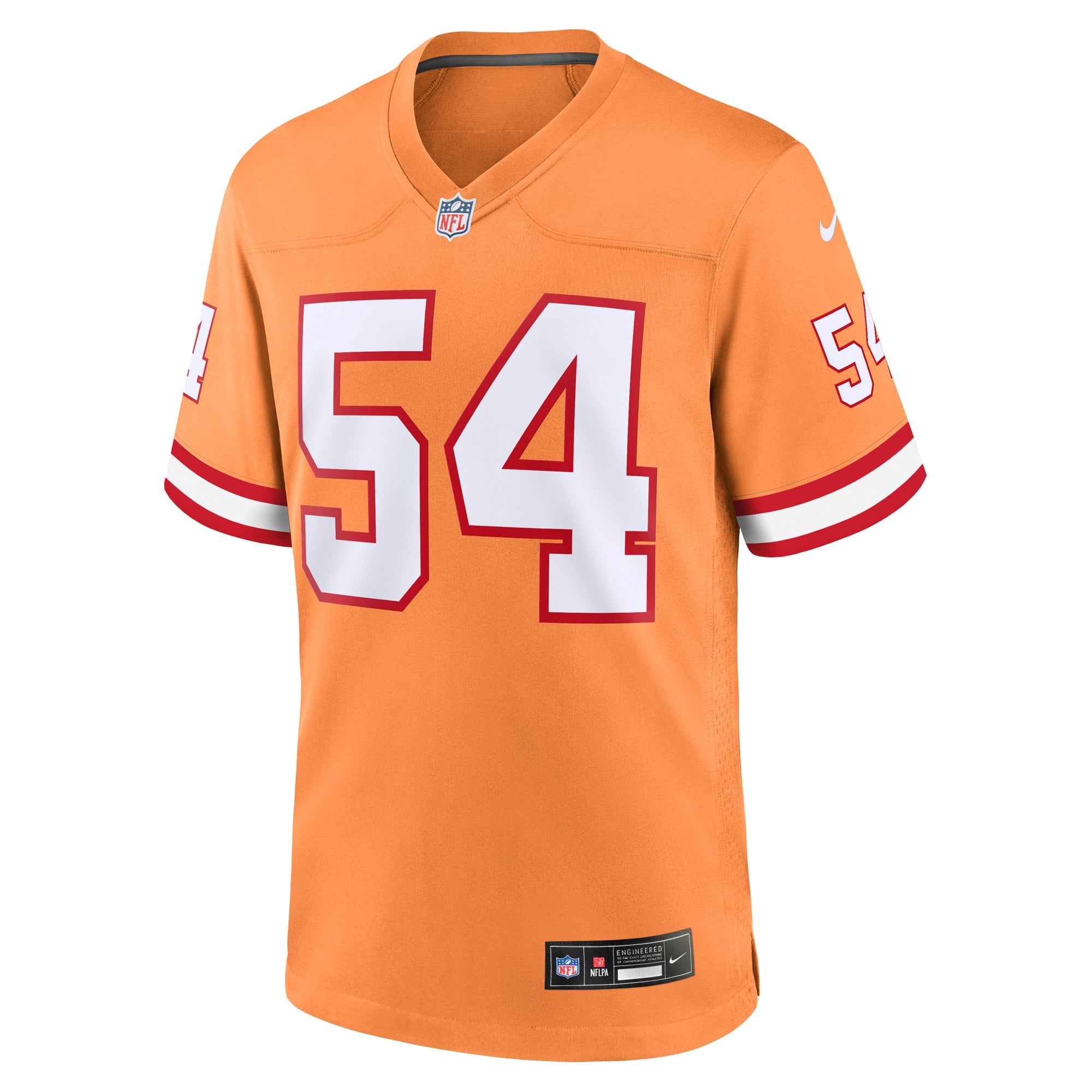 Men's Nike Lavonte David Orange Tampa Bay Buccaneers Throwback Game Jersey