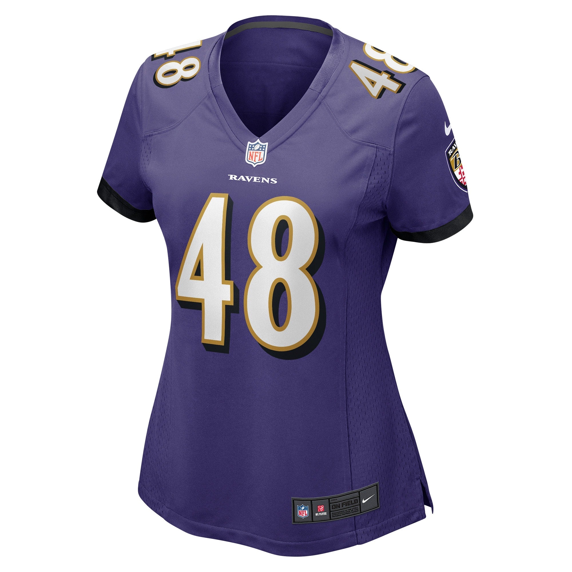 Women's Nike Jeremiah Moon Purple Baltimore Ravens Game Player Jersey
