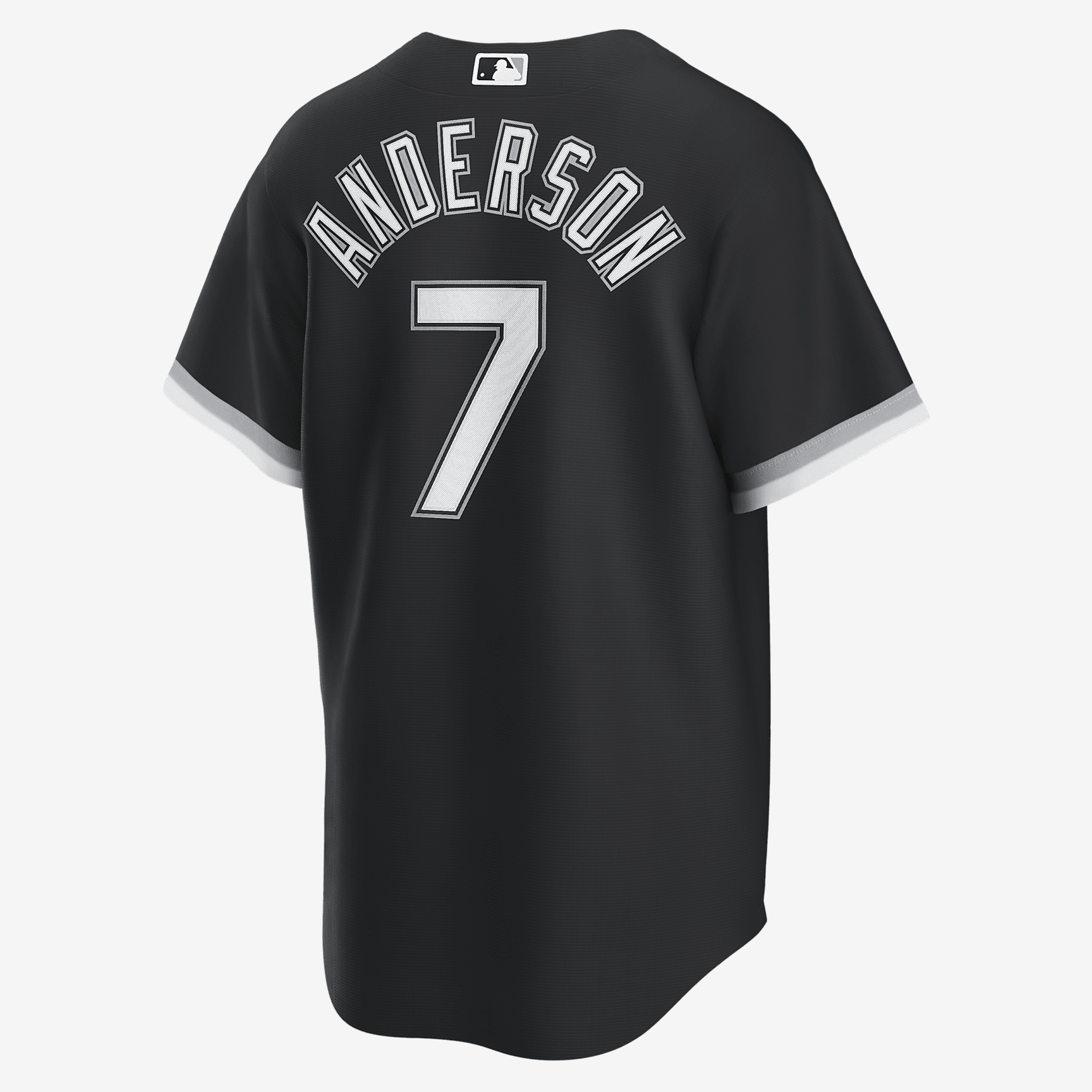 MLB Chicago White Sox (Tim Anderson) Men's Replica Baseball Jersey - Black/White