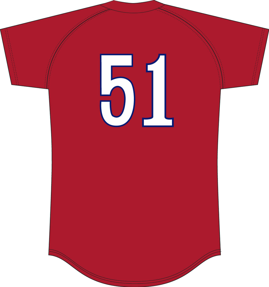 Men's Randy Johnson Montreal Expos Mitchell & Ness Batting Practice Jersey - Red