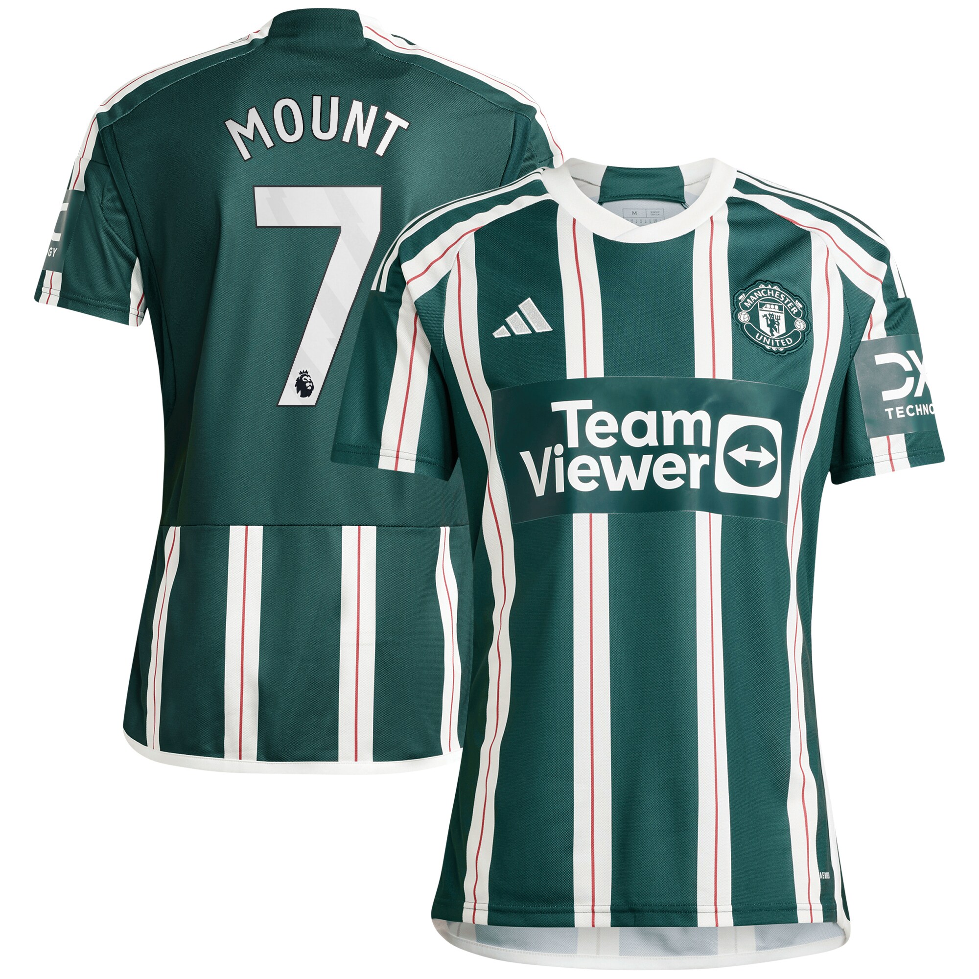 Mason Mount Manchester United adidas 2023/24 Away Replica Player Jersey - Green