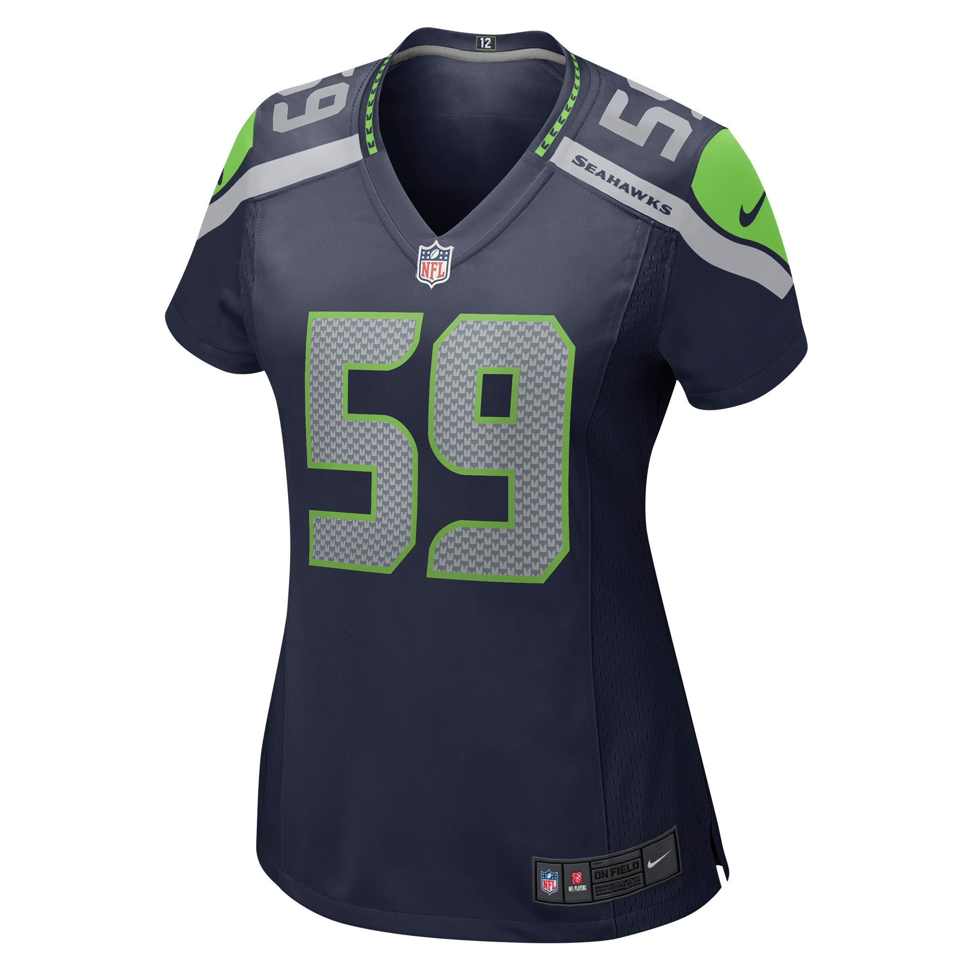 Women's Nike Jon Rhattigan College Navy Seattle Seahawks Game Jersey