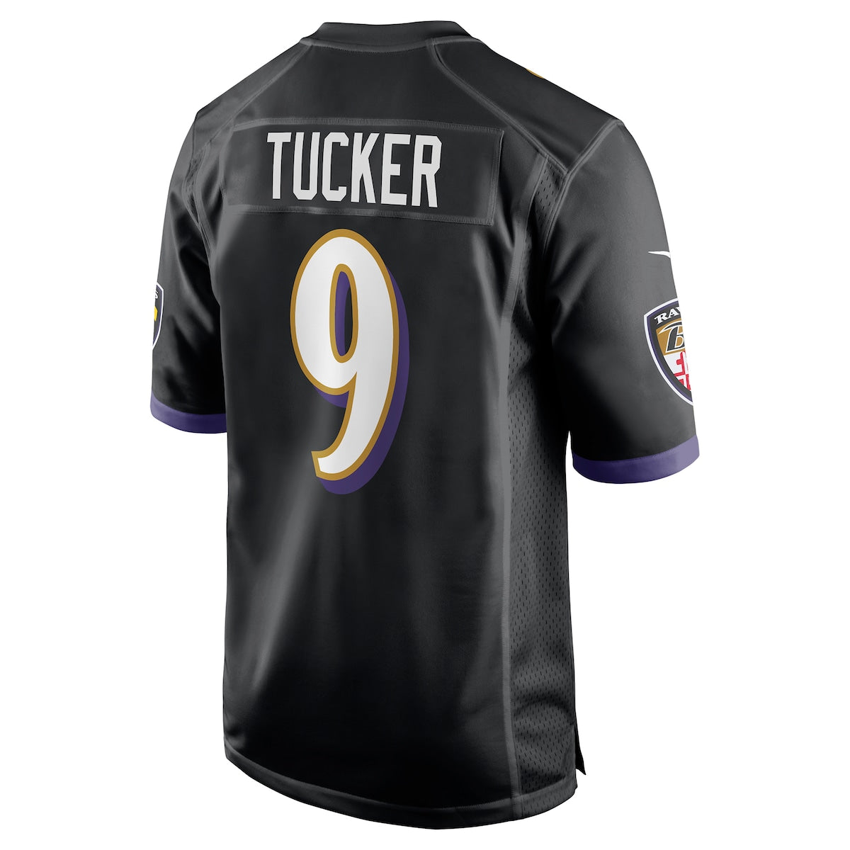 Men's Justin Tucker Nike Ravens Game Jersey - Black
