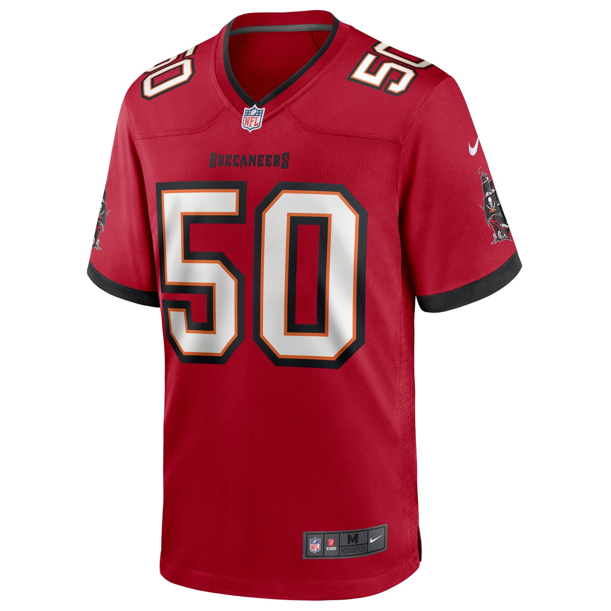 Men's Nike Vita Vea Red Tampa Bay Buccaneers Game Jersey