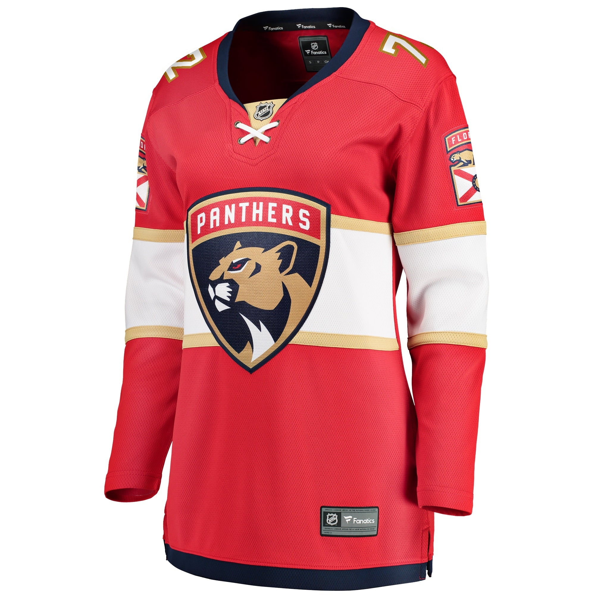 Women's Fanatics Branded Sergei Bobrovsky Red Florida Panthers Home Breakaway Jersey