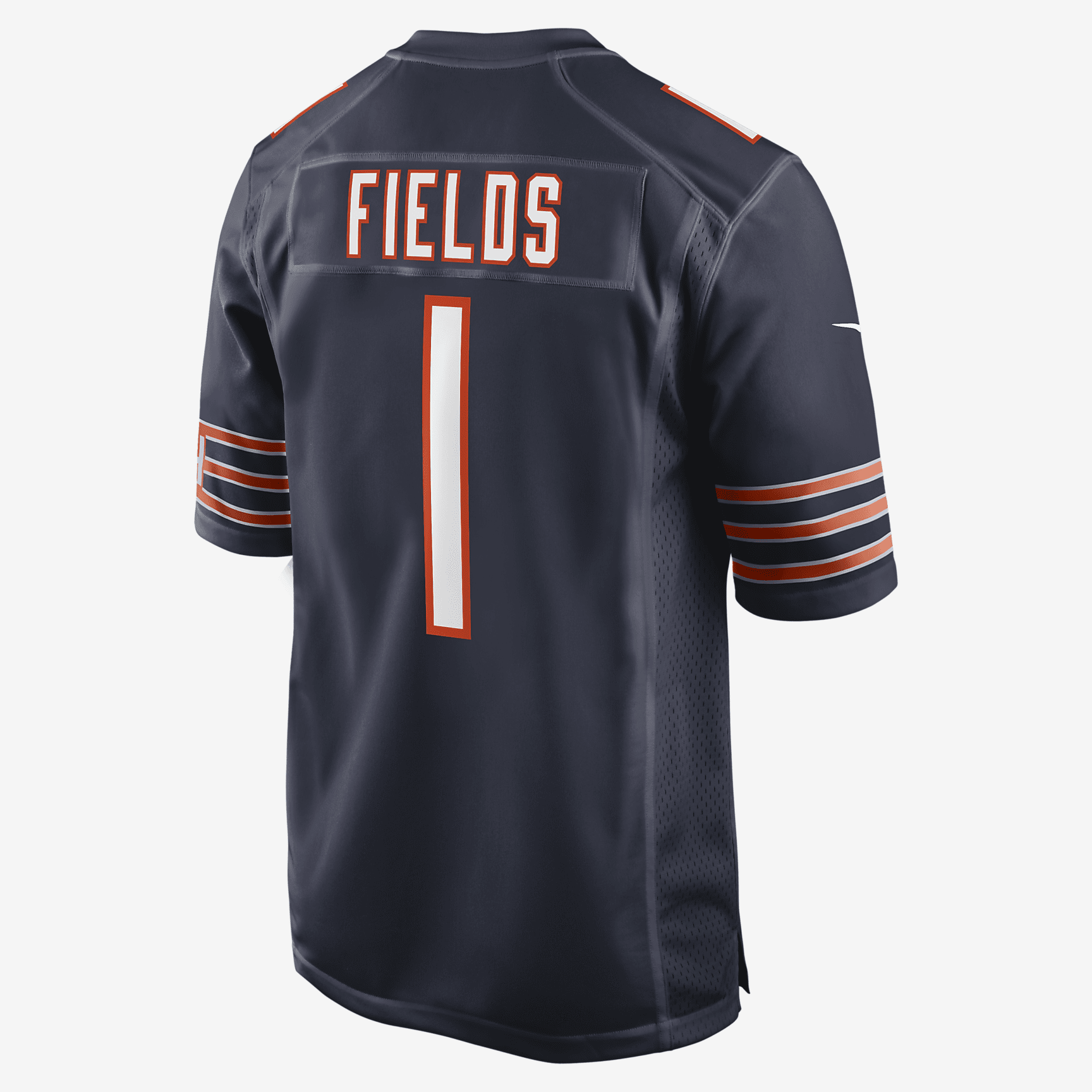 NFL Chicago Bears (Justin Fields) Men's Game Football Jersey - Marine