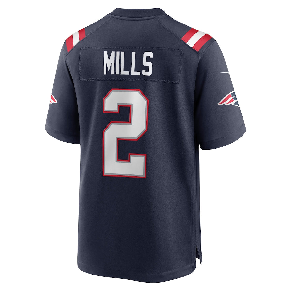 Men's Jalen Mills Nike Patriots Game Jersey - Navy