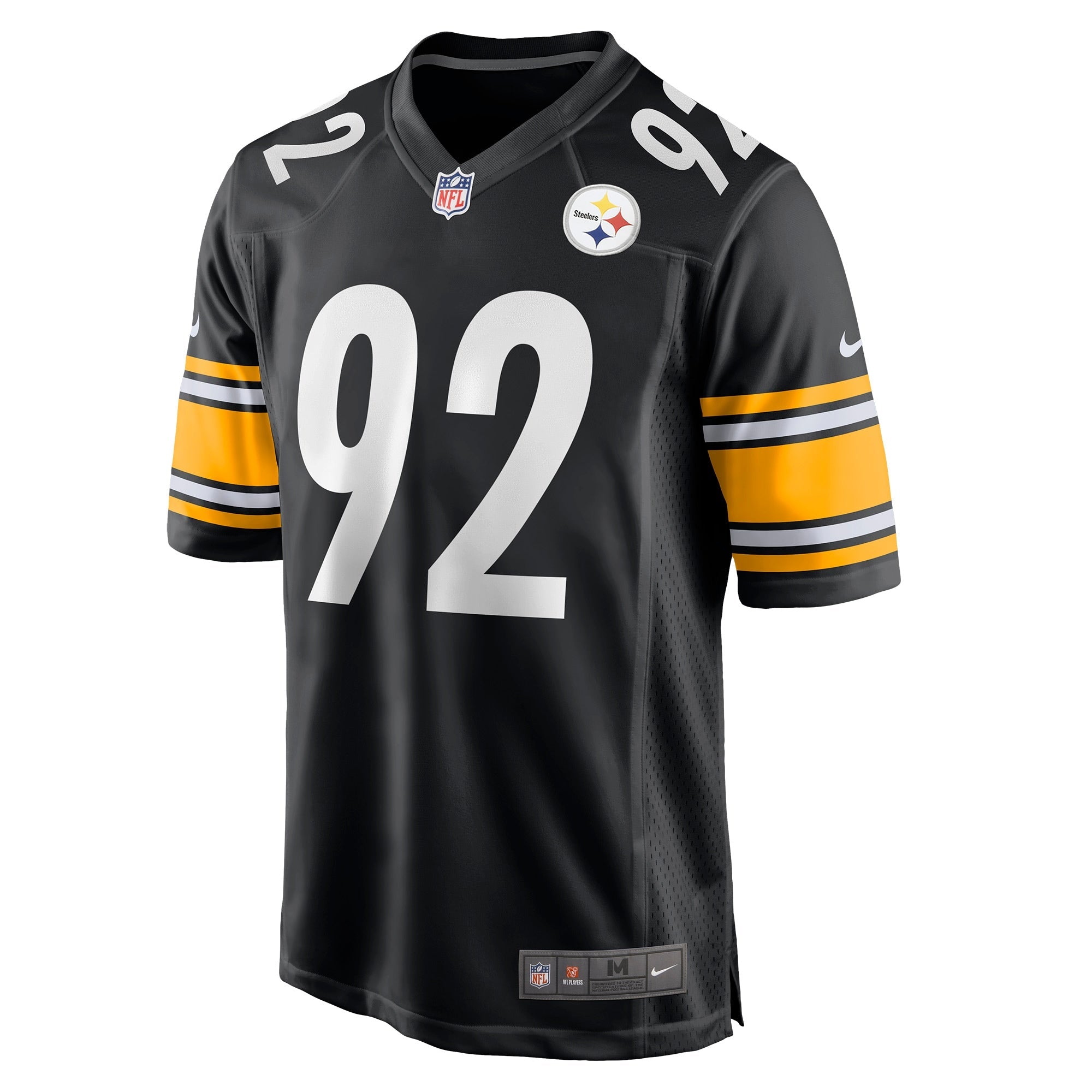 Men's Nike Isaiahh Loudermilk Black Pittsburgh Steelers Game Jersey
