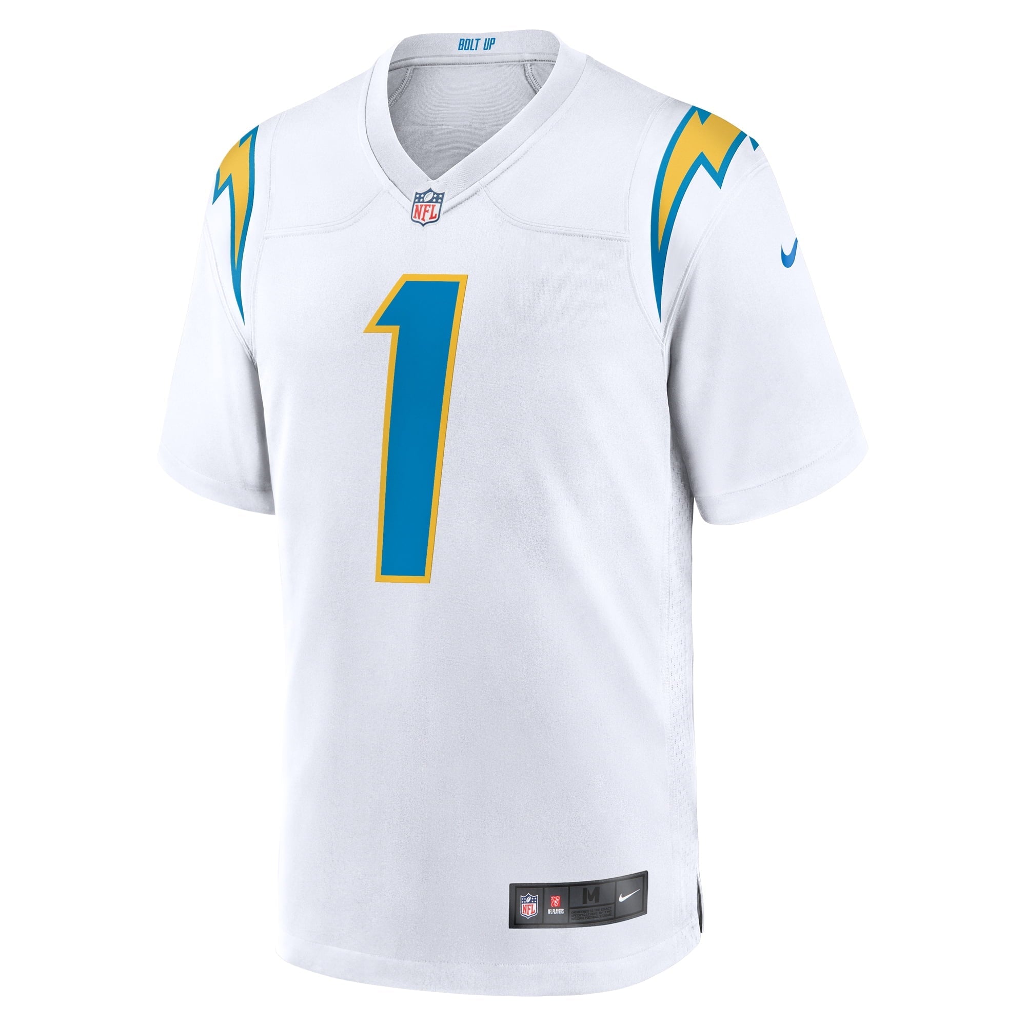 Men's Nike Quentin Johnston White Los Angeles Chargers Away Game Jersey