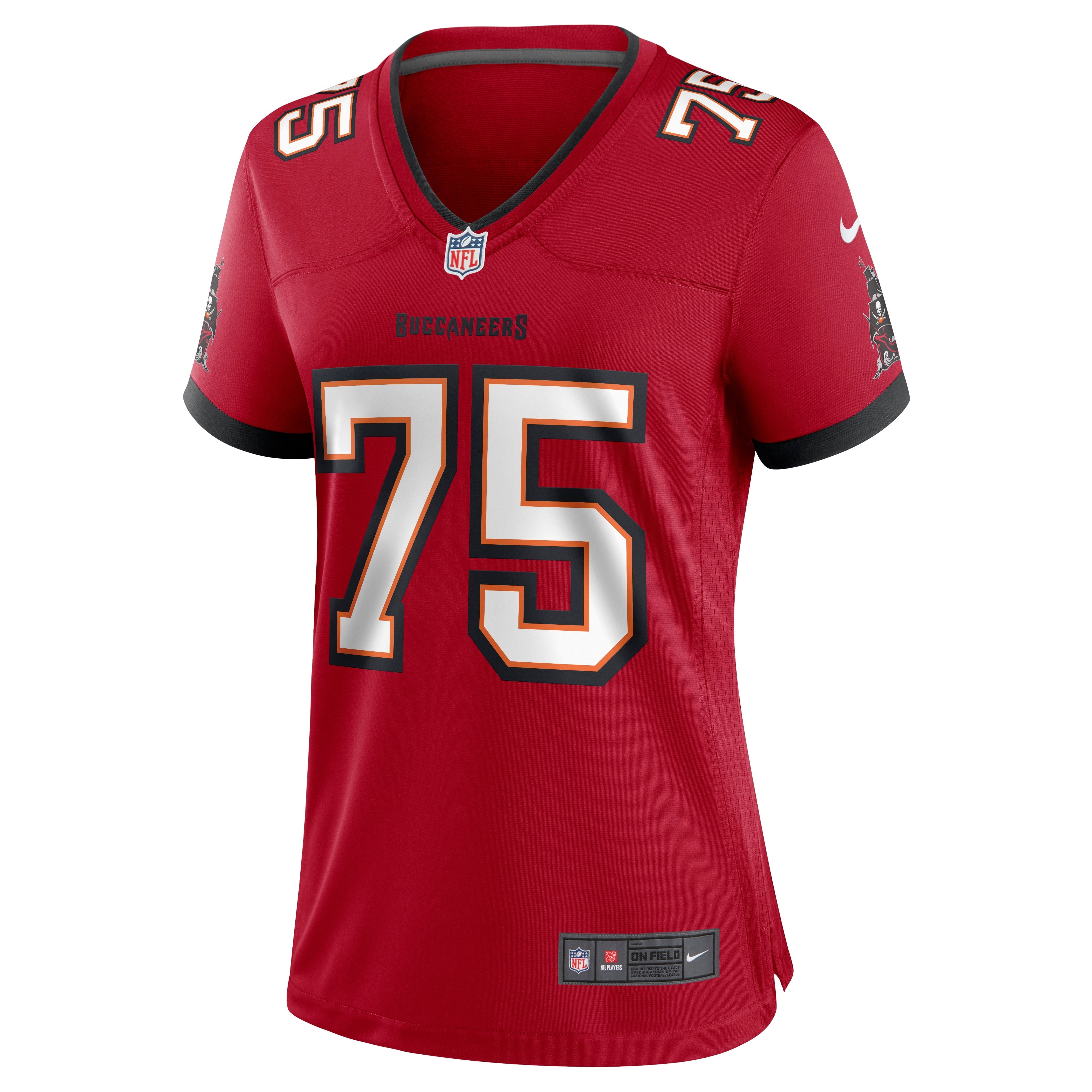 Women's Nike John Molchon Red Tampa Bay Buccaneers Game Jersey