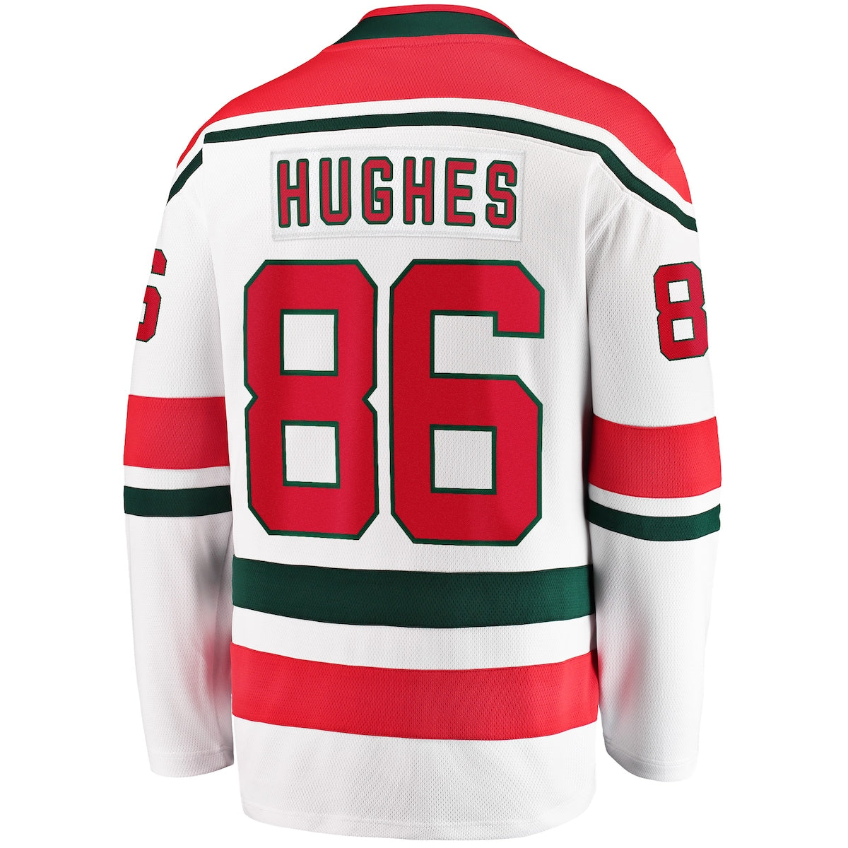 Men's Jack Hughes Fanatics Devils Alternate Premier Breakaway Jersey - White