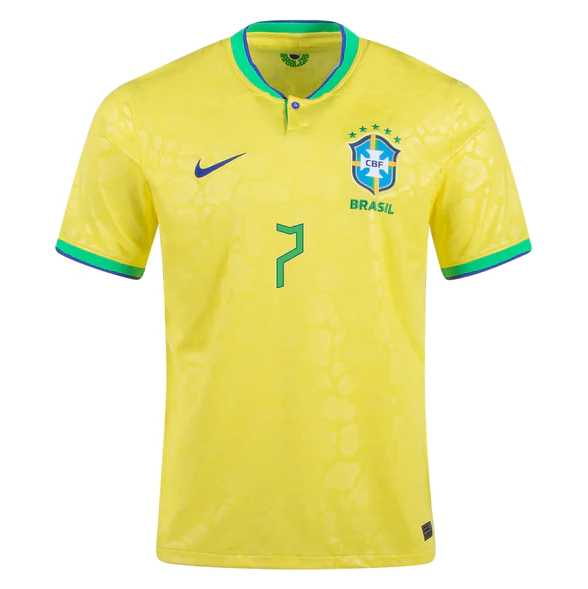 Brazil Lucas Paqueta Home Jersey 2022 World Cup Kit
