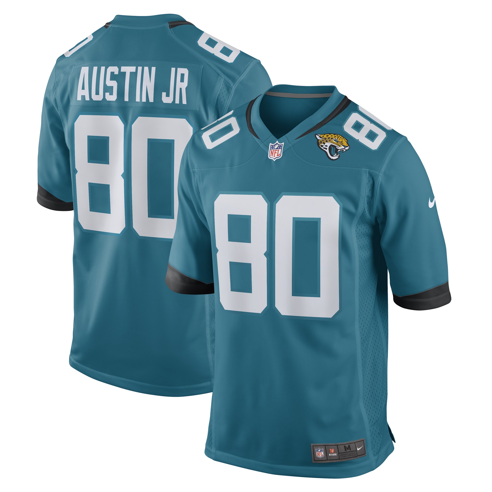 Kevin Austin Jr. Jacksonville Jaguars Nike Game Player Jersey - Teal