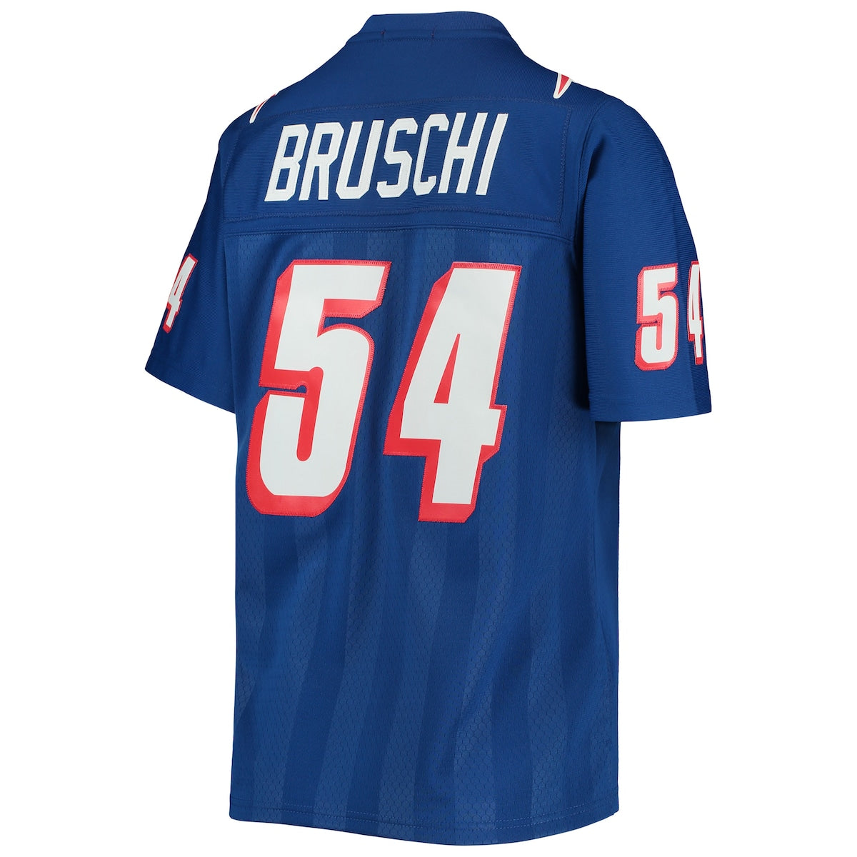 Women's Tedy Bruschi Mitchell & Ness Patriots Legacy Replica Jersey - Blue