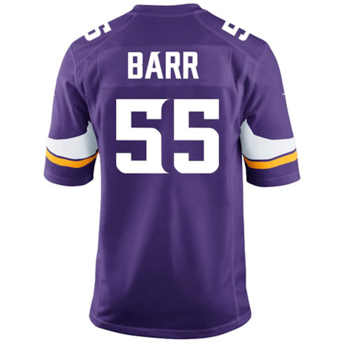 Boys' Grade School Anthony Barr Nike Vikings Team Game Jersey - Purple