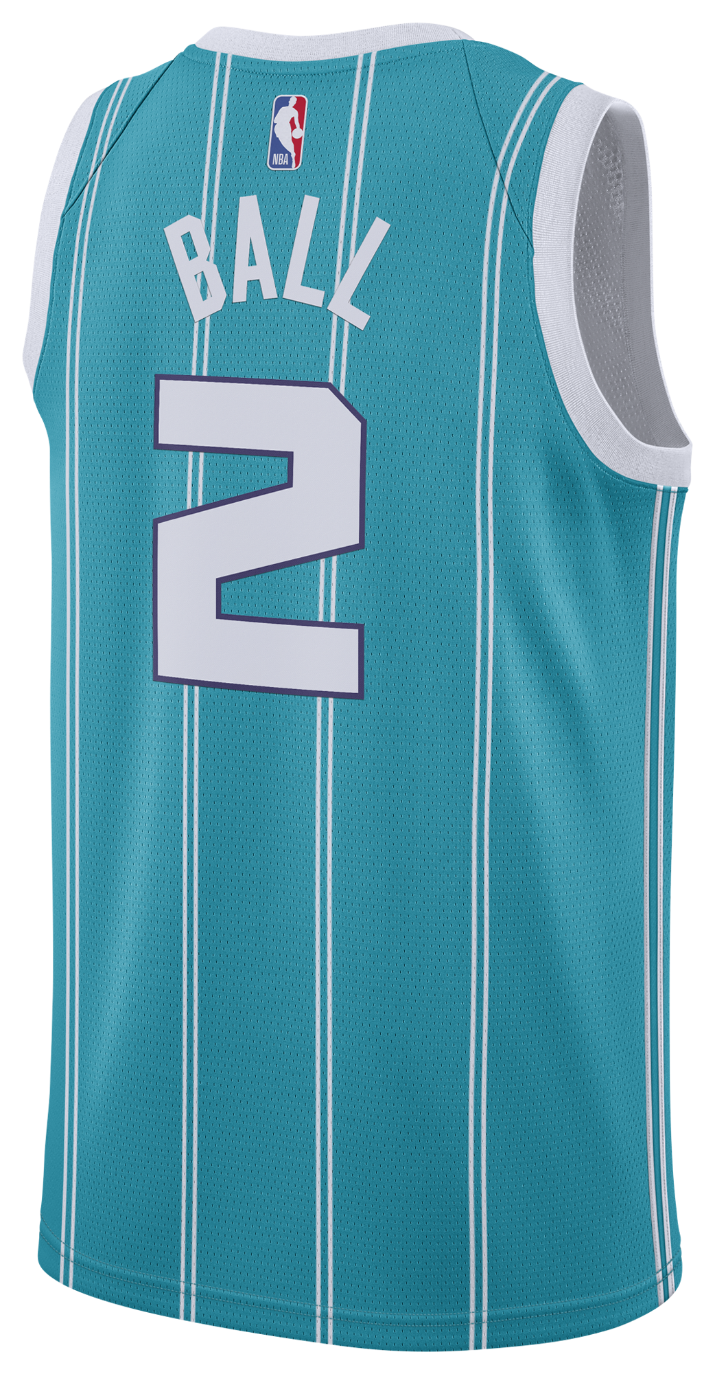 Men's Ball Lamelo Nike Hornets Icon Edition 2020 Swingman Jersey - Blue