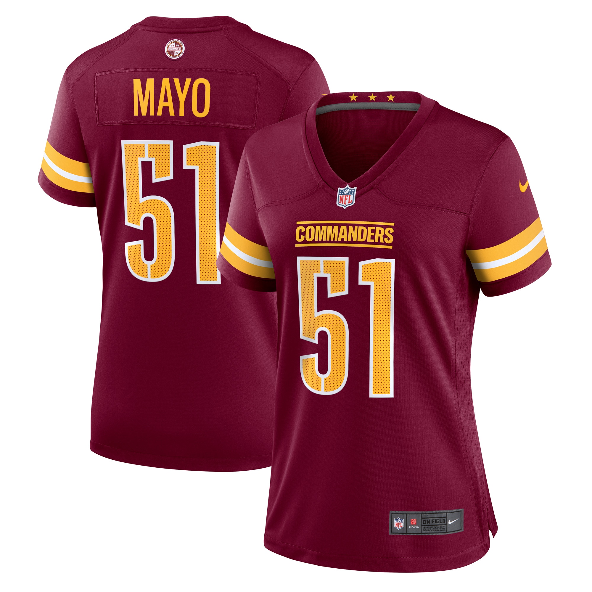 David Mayo Washington Commanders Nike Women's Game Player Jersey - Burgundy