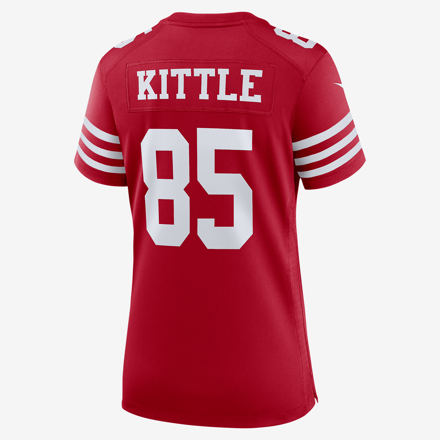 NFL San Francisco 49ers (George Kittle) Women's Game Football Jersey - Scarlet