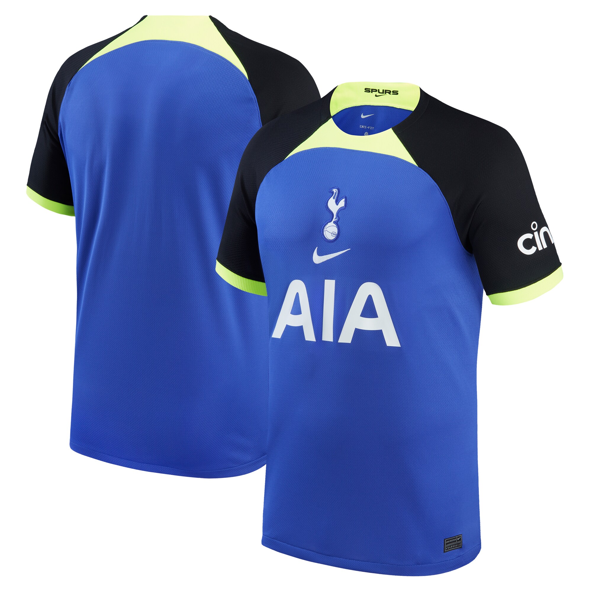 Tottenham Hotspur Nike Youth 2022/23 Away Breathe Stadium Replica Jersey - Blue