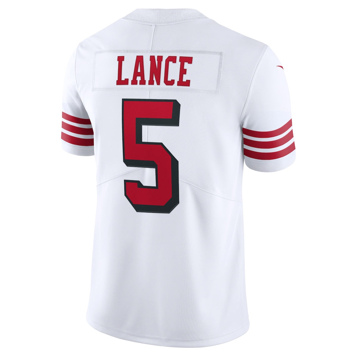 Men's Trey Lance Nike 49ers Alternate Vapor Limited Jersey - White