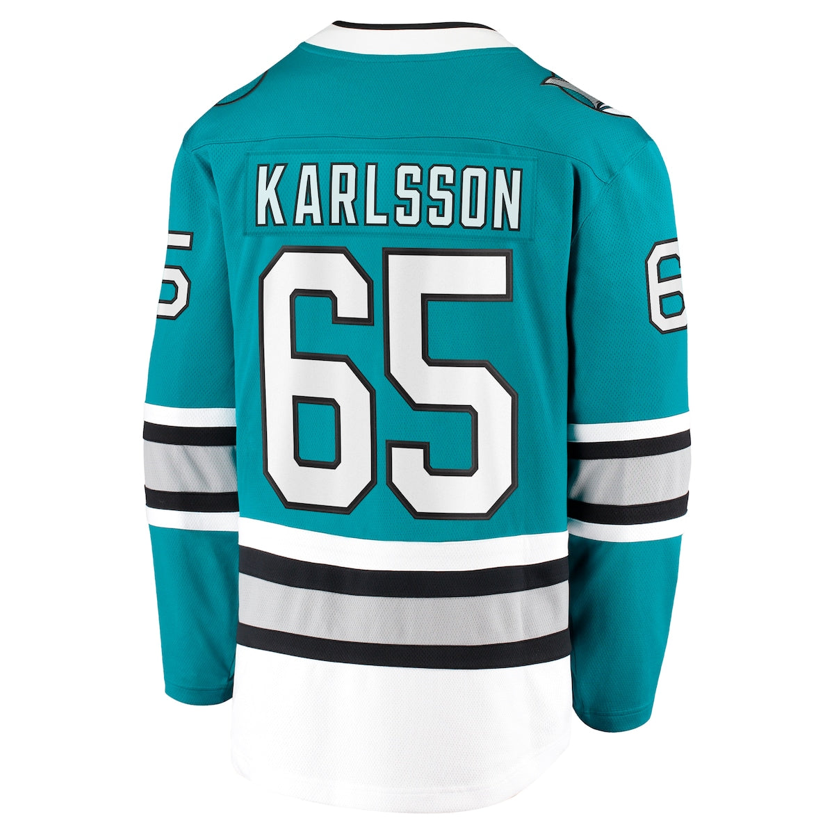 Men's Erik Karlsson Fanatics Sharks Alternate Breakaway Jersey - Blue